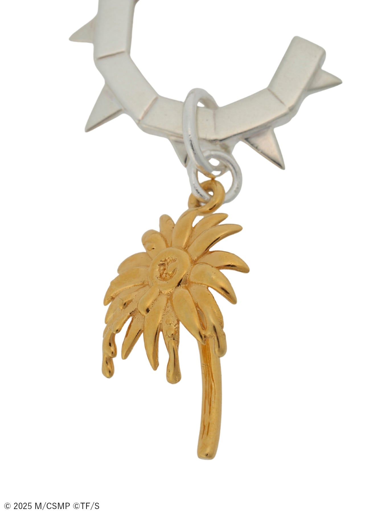 【Pre-Order】Ground Y×CHAINSAW MAN Collaborate Collection CHAINSAW BLADE AND FLOWER EARRING