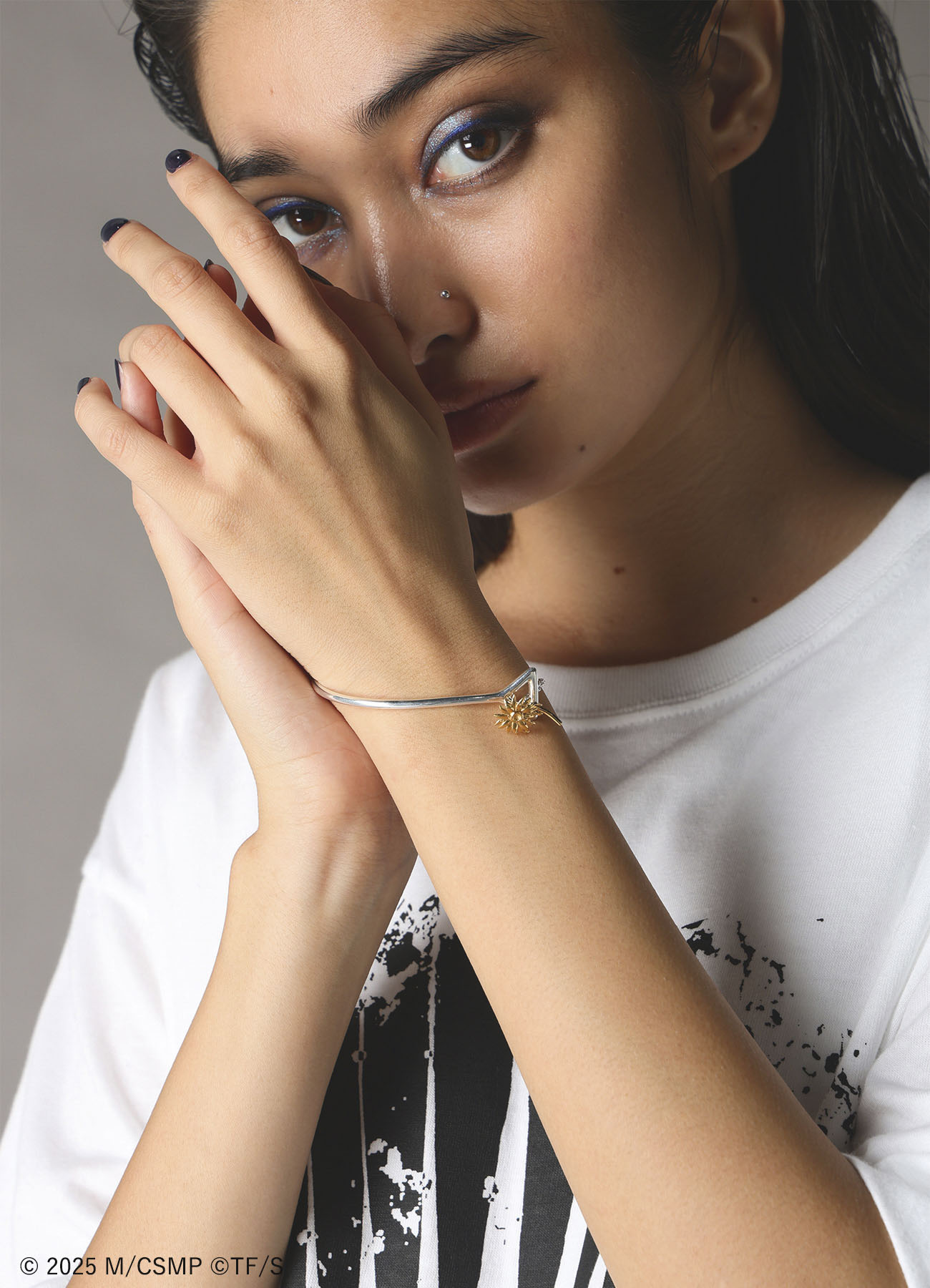 【Pre-Order】Ground Y×CHAINSAW MAN Collaborate Collection FLOWER AND STARTING HANDLE BRACELET