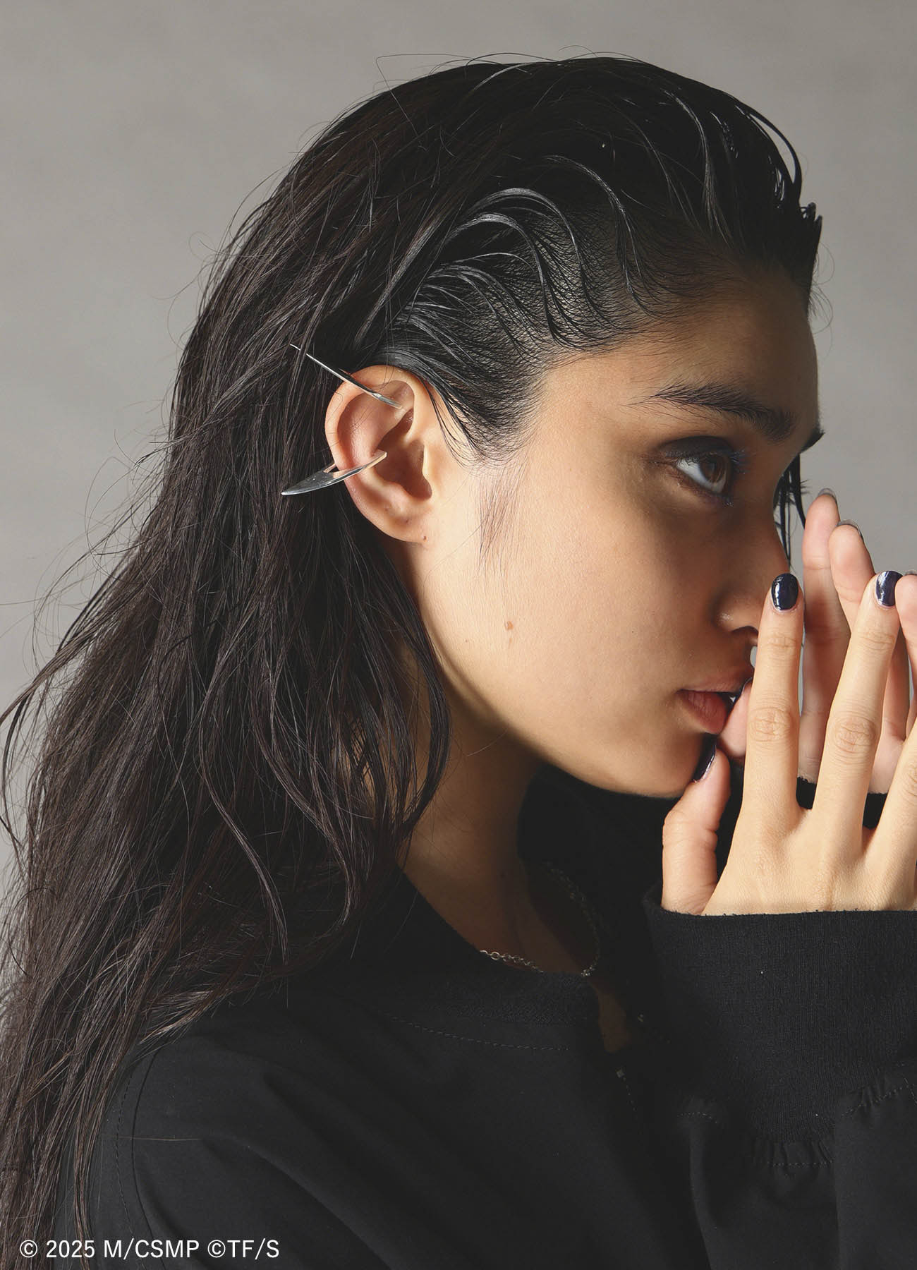 【Pre-Order】Ground Y×CHAINSAW MAN Collaborate Collection CHAINSAW BLADE EAR CUFF