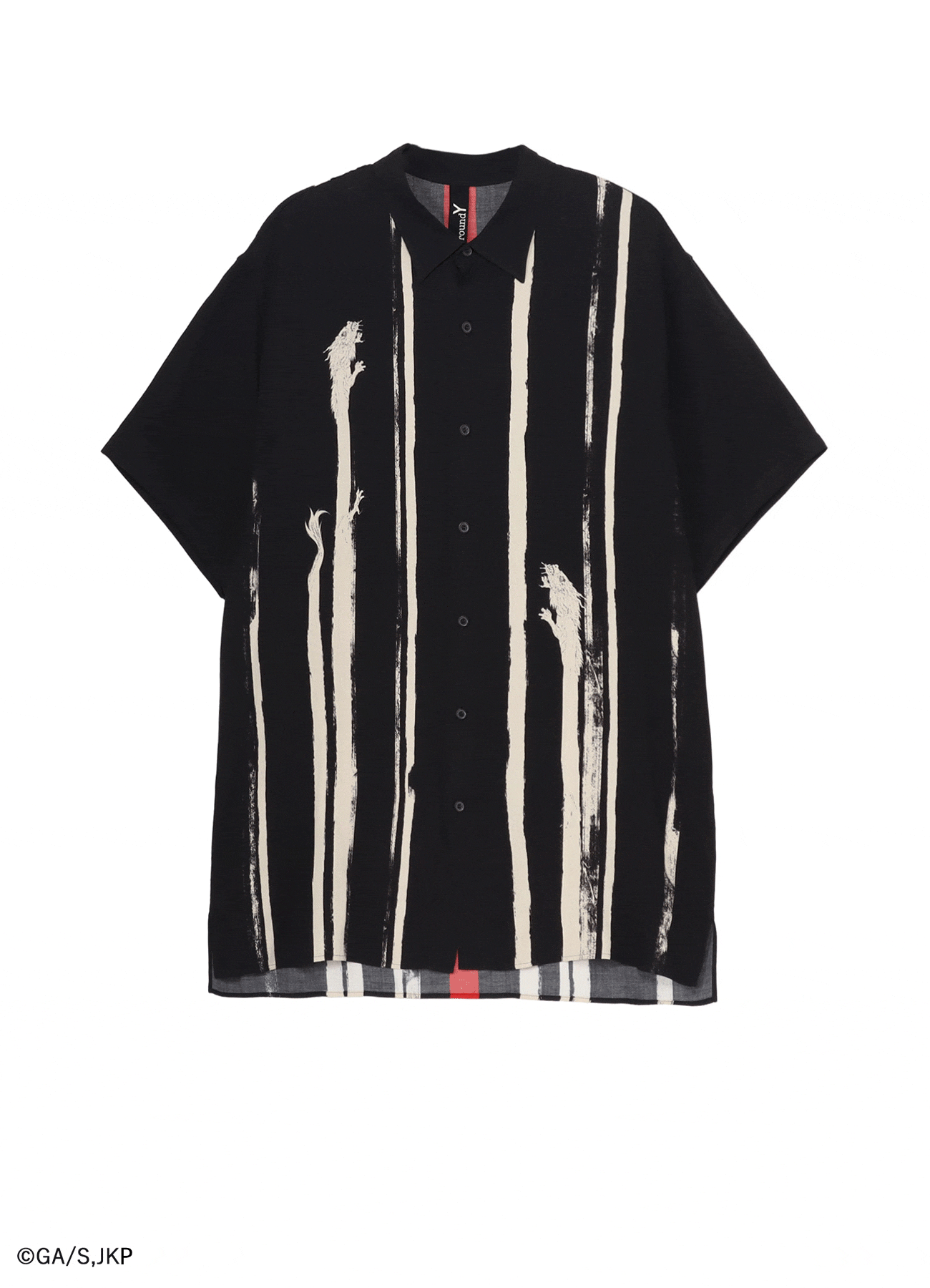 【Pre-order 6/20 12:00~】Rainbow Dragon Stripe Short Sleeve Shirt 【9月下旬より順次発送】