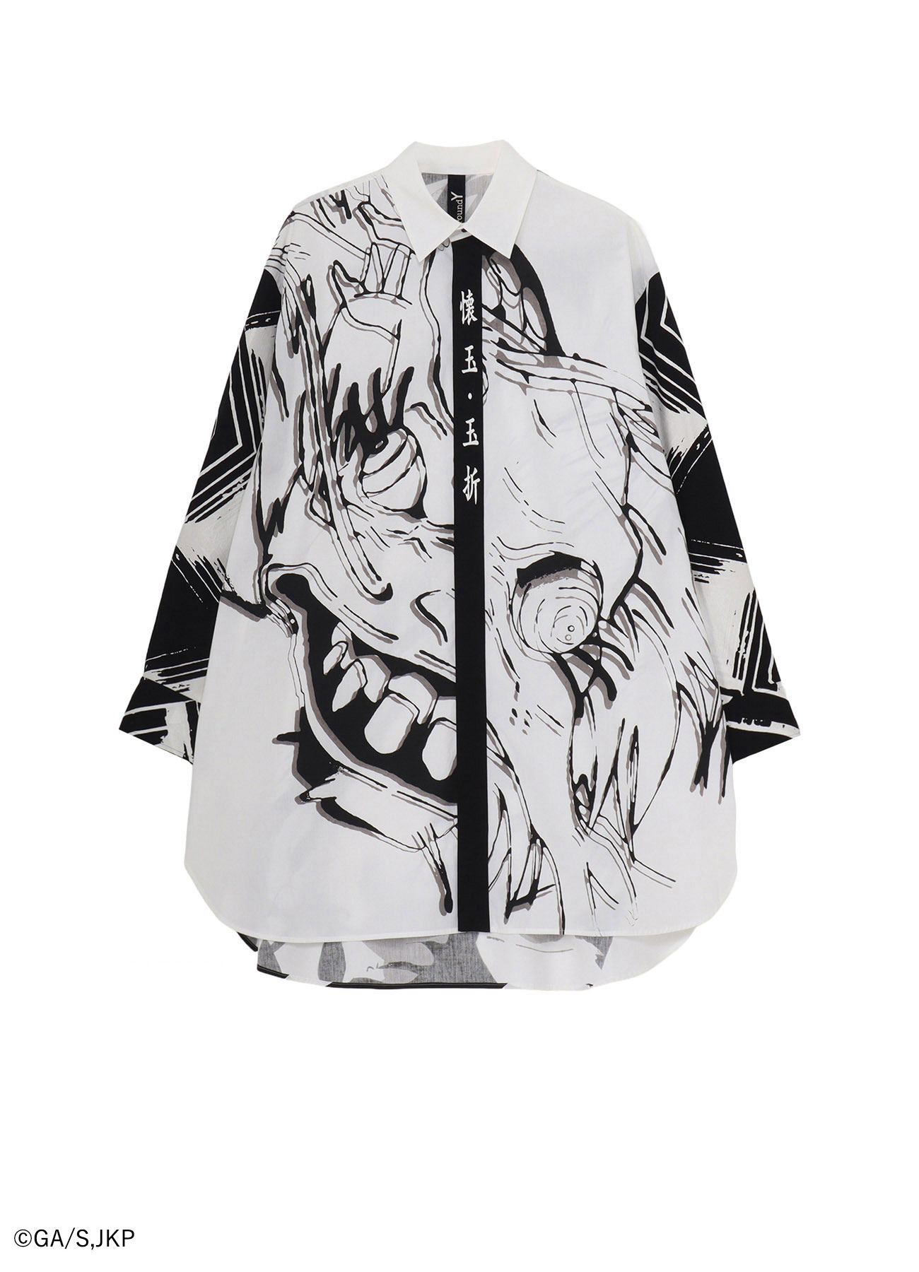 【Pre-order 6/20 12:00~】Rainbow Dragon & Slitmouth Woman Monochrome Shirt【9月下旬より順次発送】