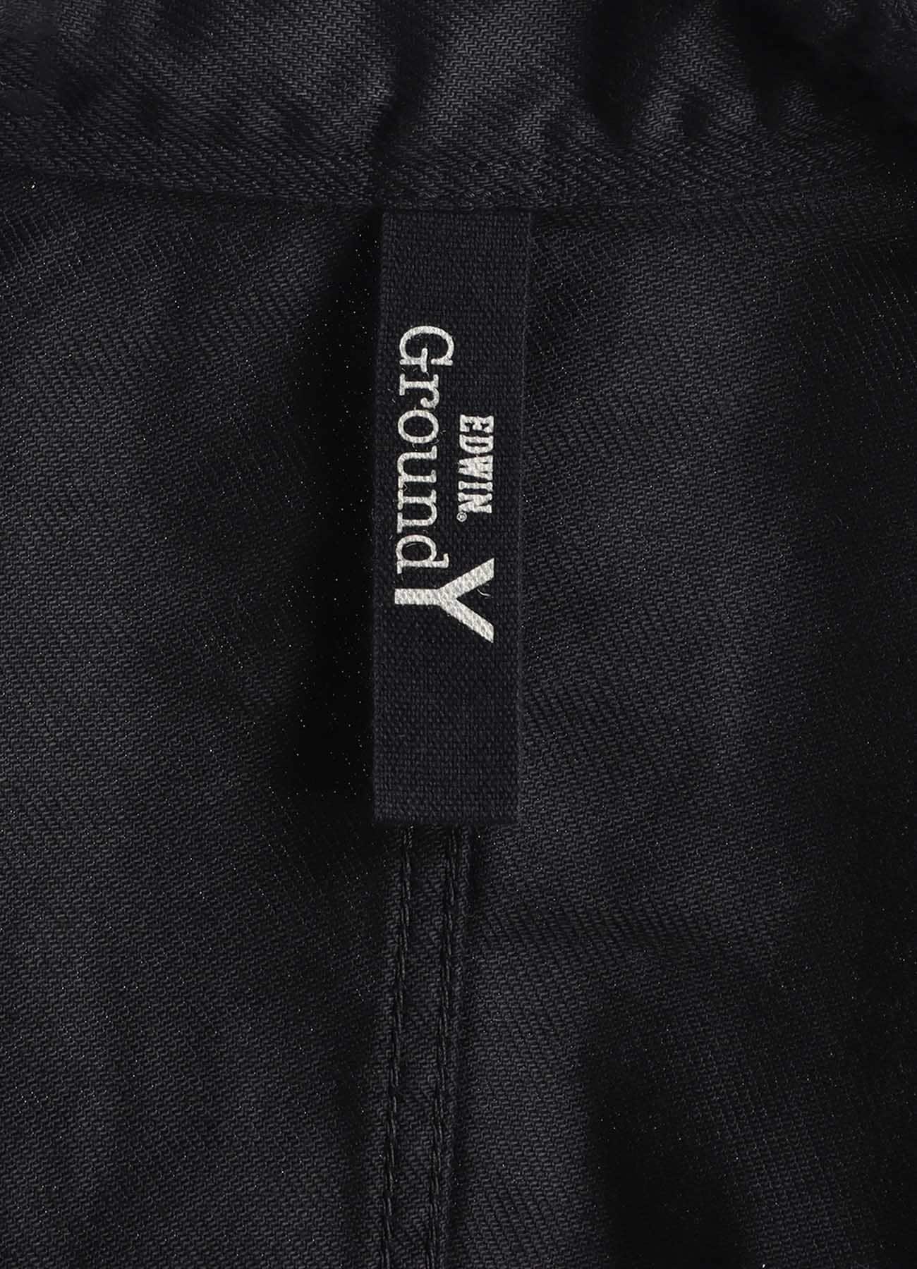 Ground Y×EDWIN 9oz BLACK TWILL CHINA JACKET