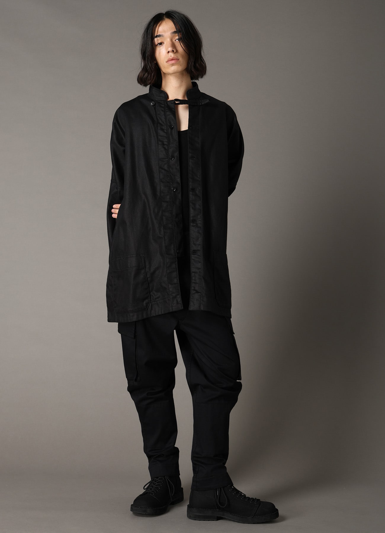 Ground Y×EDWIN 9oz BLACK TWILL CHINA JACKET