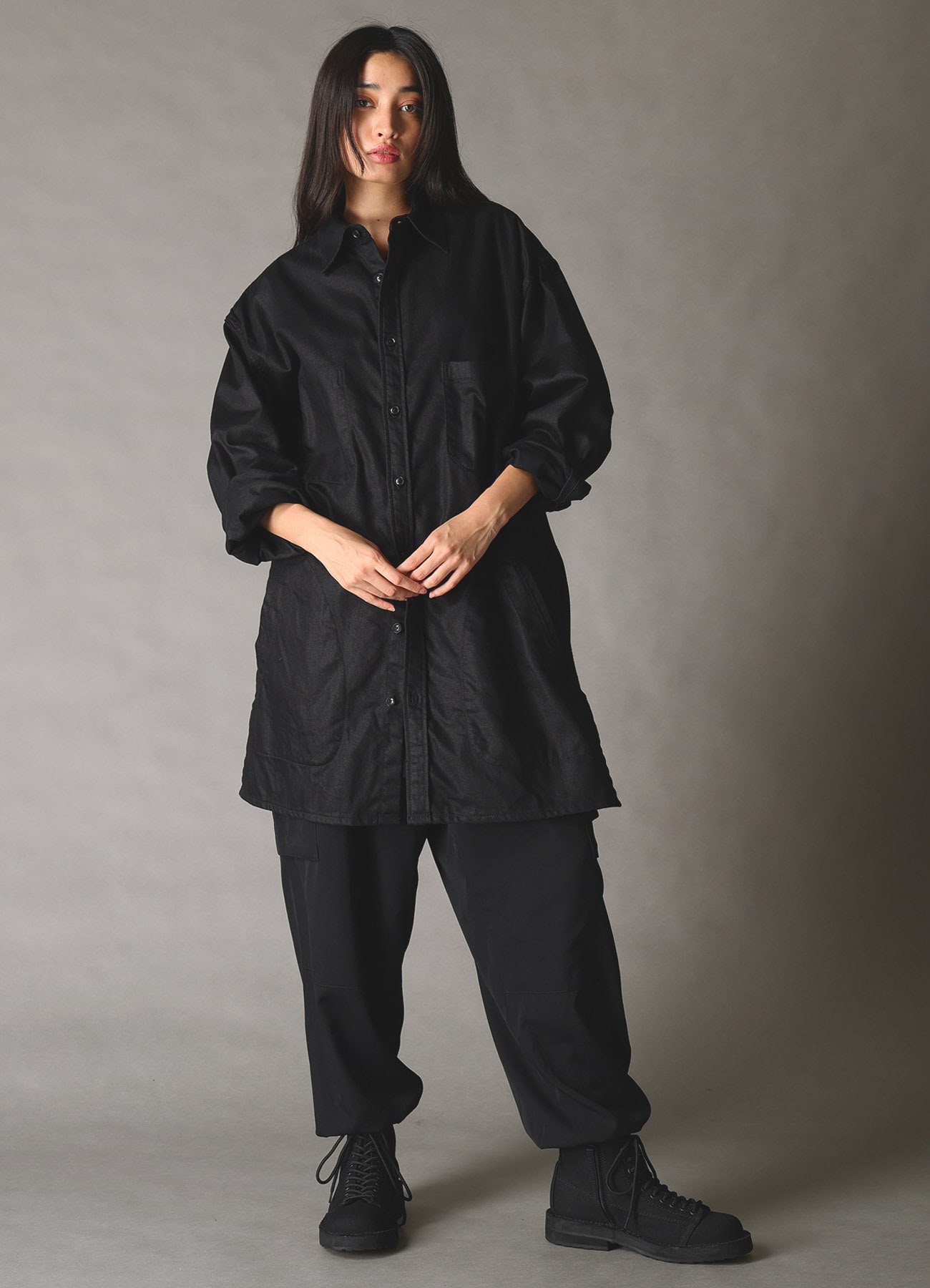 Ground Y×EDWIN 9oz BLACK TWILL WORK JACKET