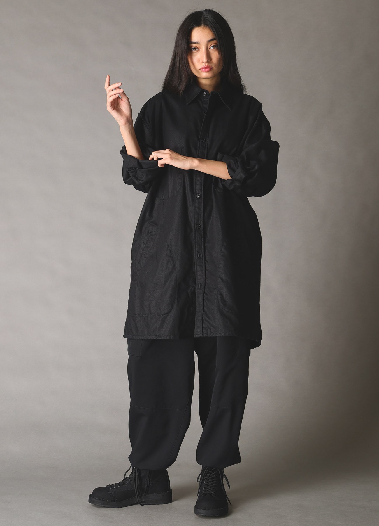 Ground Y×EDWIN 9oz BLACK TWILL WORK JACKET