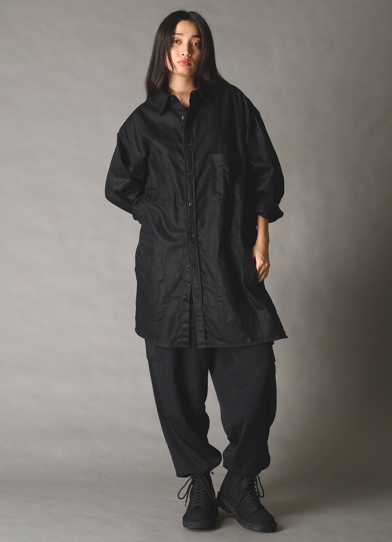 Ground Y×EDWIN 9oz BLACK TWILL WORK JACKET