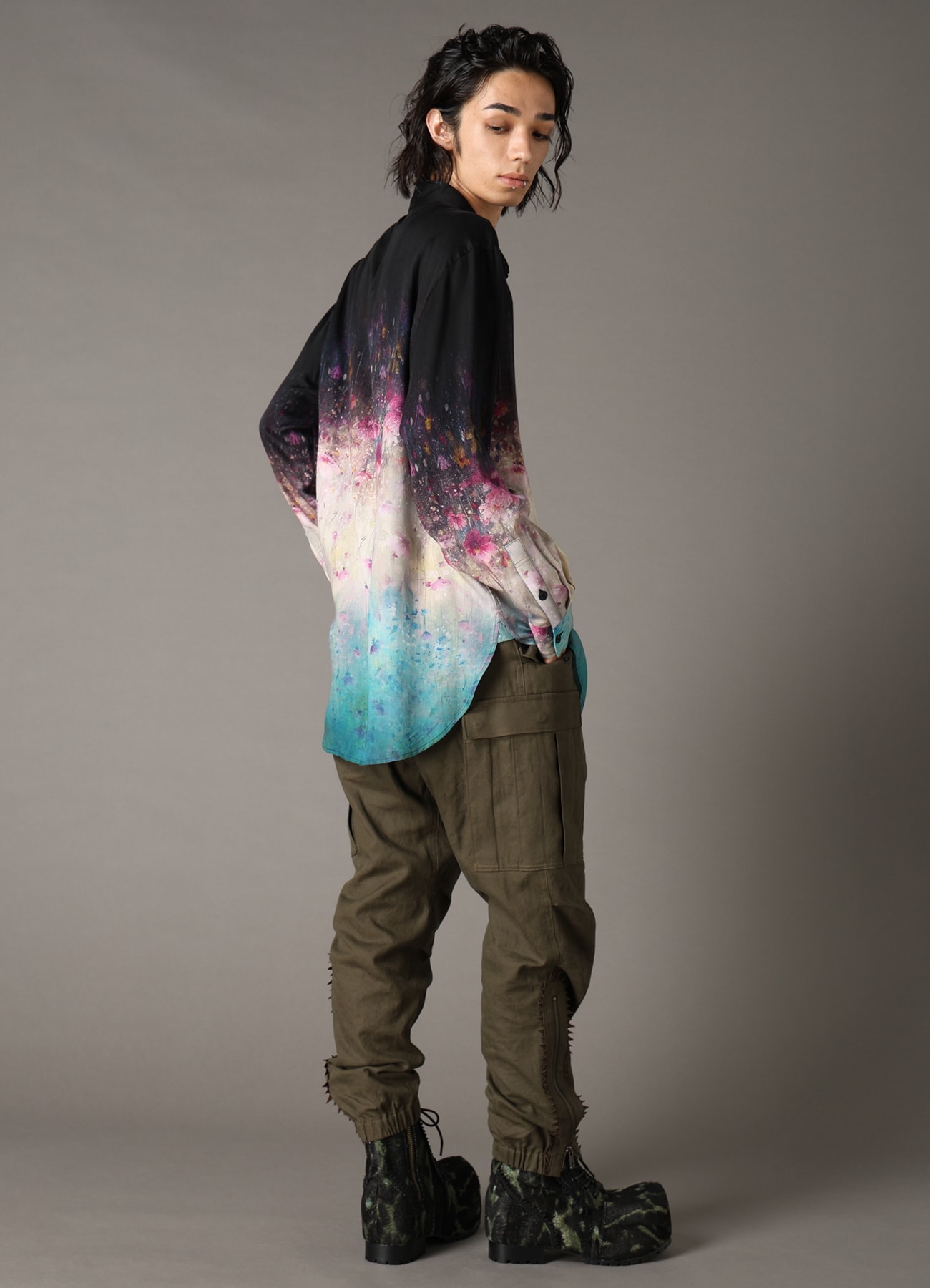 【Pre-Order】Ground Y×CHAINSAW MAN Collaborate Collection FLOWER GRAPHIC SHIRT