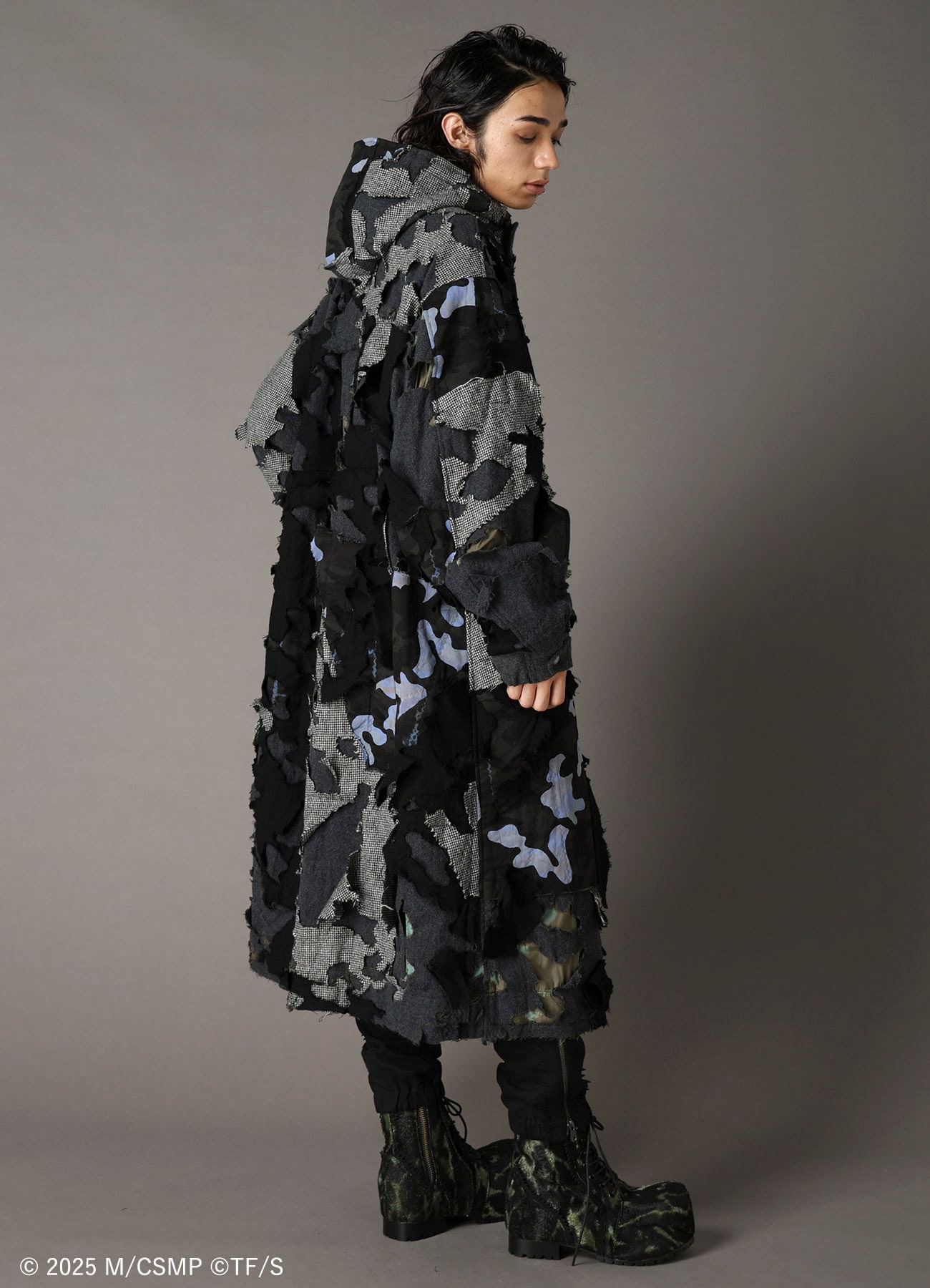 【Pre-Order】Ground Y×CHAINSAW MAN Collaborate Collection EXPLOSION CAMOUFLAGE FOODET COAT