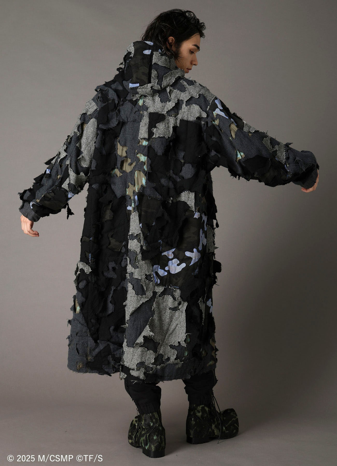 【Pre-Order】Ground Y×CHAINSAW MAN Collaborate Collection EXPLOSION CAMOUFLAGE FOODET COAT