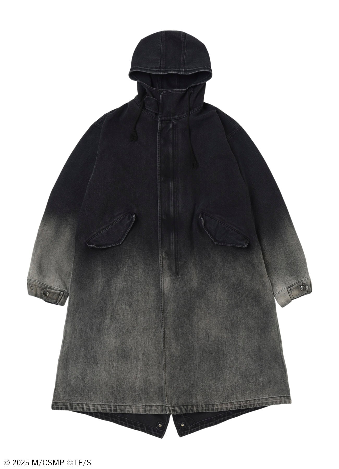 【Pre-Order】Ground Y×CHAINSAW MAN Collaborate Collection BLEACH WASH CHAINSAW COAT