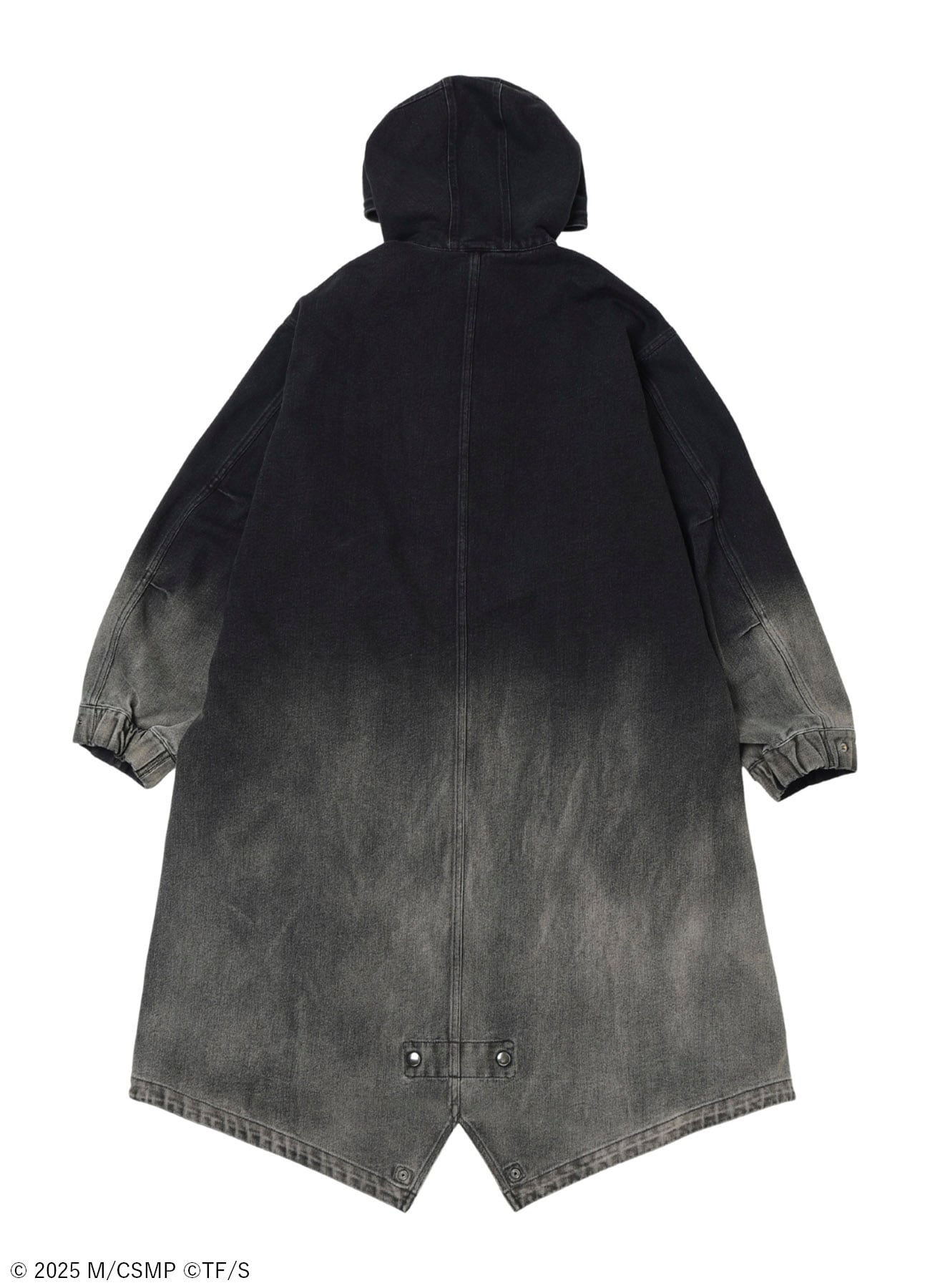 【Pre-Order】Ground Y×CHAINSAW MAN Collaborate Collection BLEACH WASH CHAINSAW COAT
