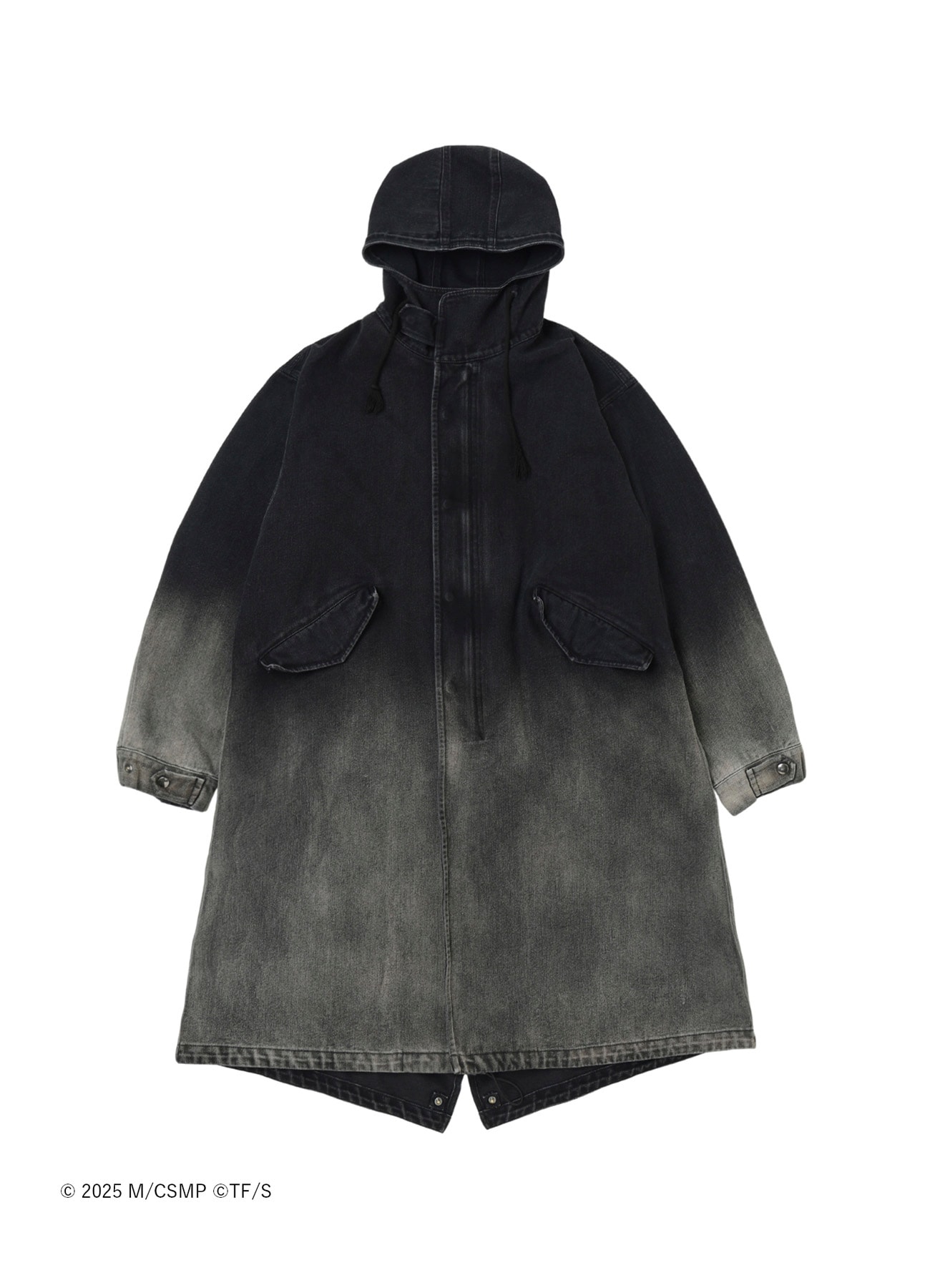【Pre-Order】Ground Y×CHAINSAW MAN Collaborate Collection BLEACH WASH CHAINSAW COAT