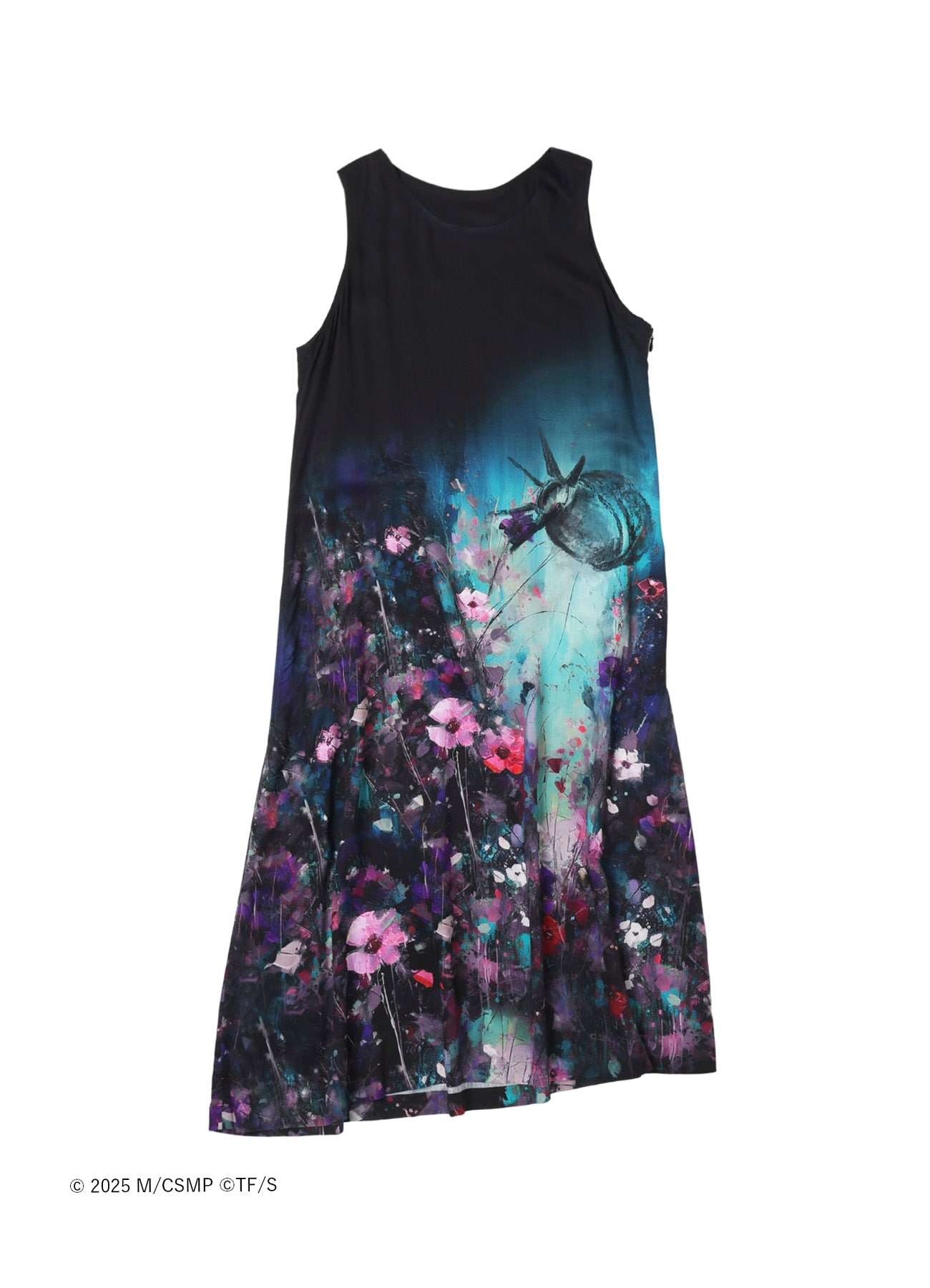 【Pre-Order】Ground Y×CHAINSAW MAN Collaborate Collection FLOWER AND BOMB GRAPHIC DRESS
