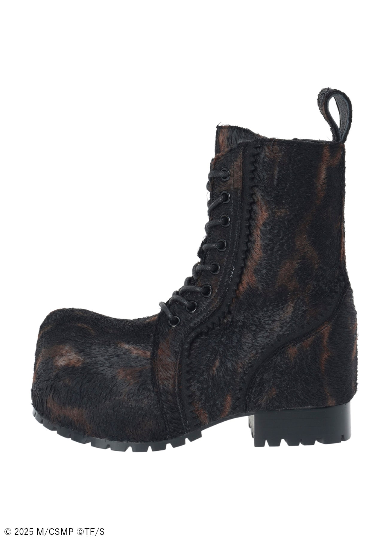 【Pre-Order】Ground Y×CHAINSAW MAN Collaborate Collection CHAINSAW HAIR CALF PLATFORM SHOES