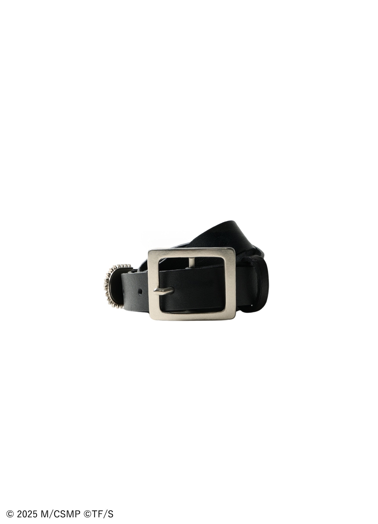 【Pre-Order】Ground Y×CHAINSAW MAN Collaborate Collection CHAINSAW LEATHER BELT SLIM VER