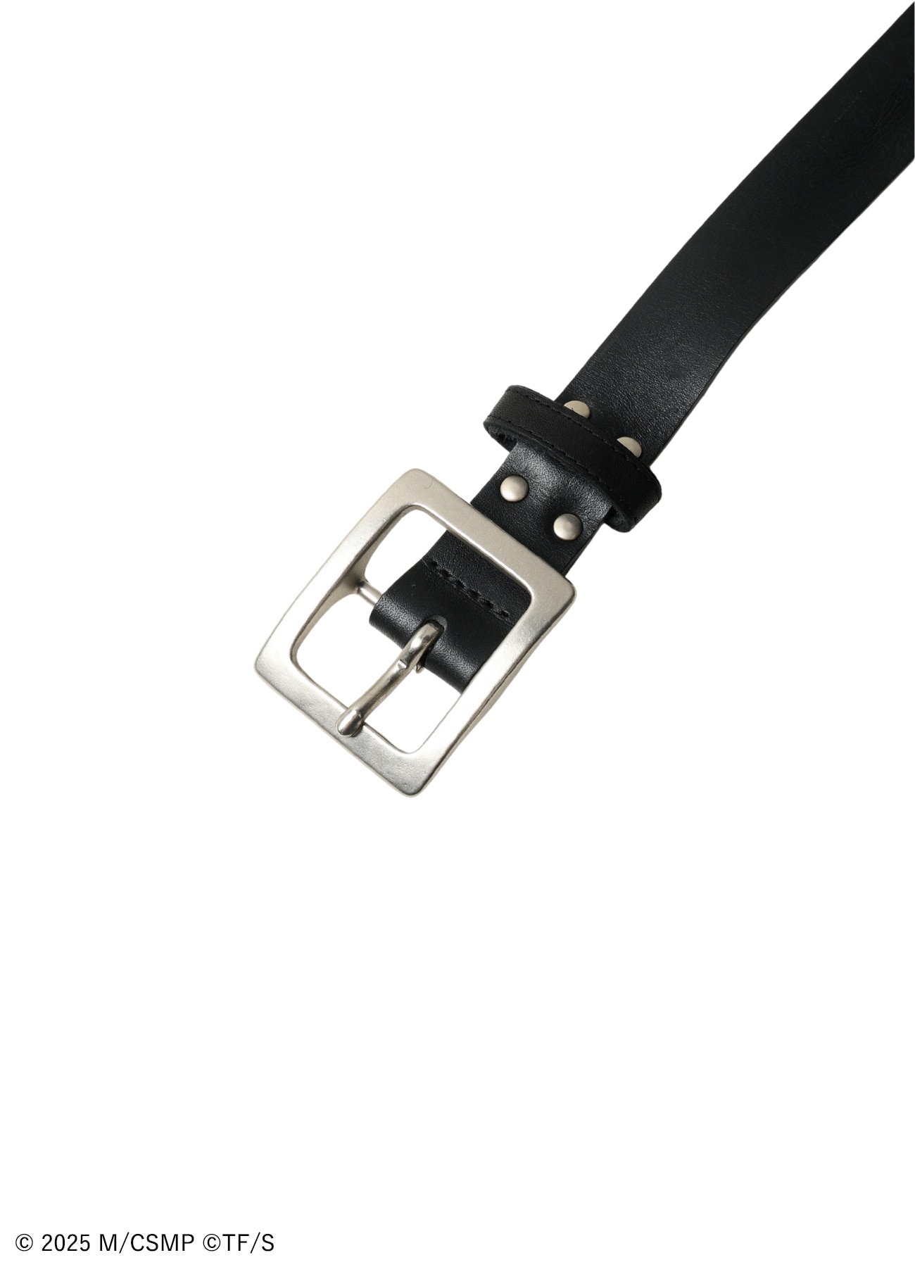 【Pre-Order】Ground Y×CHAINSAW MAN Collaborate Collection CHAINSAW LEATHER BELT SLIM VER