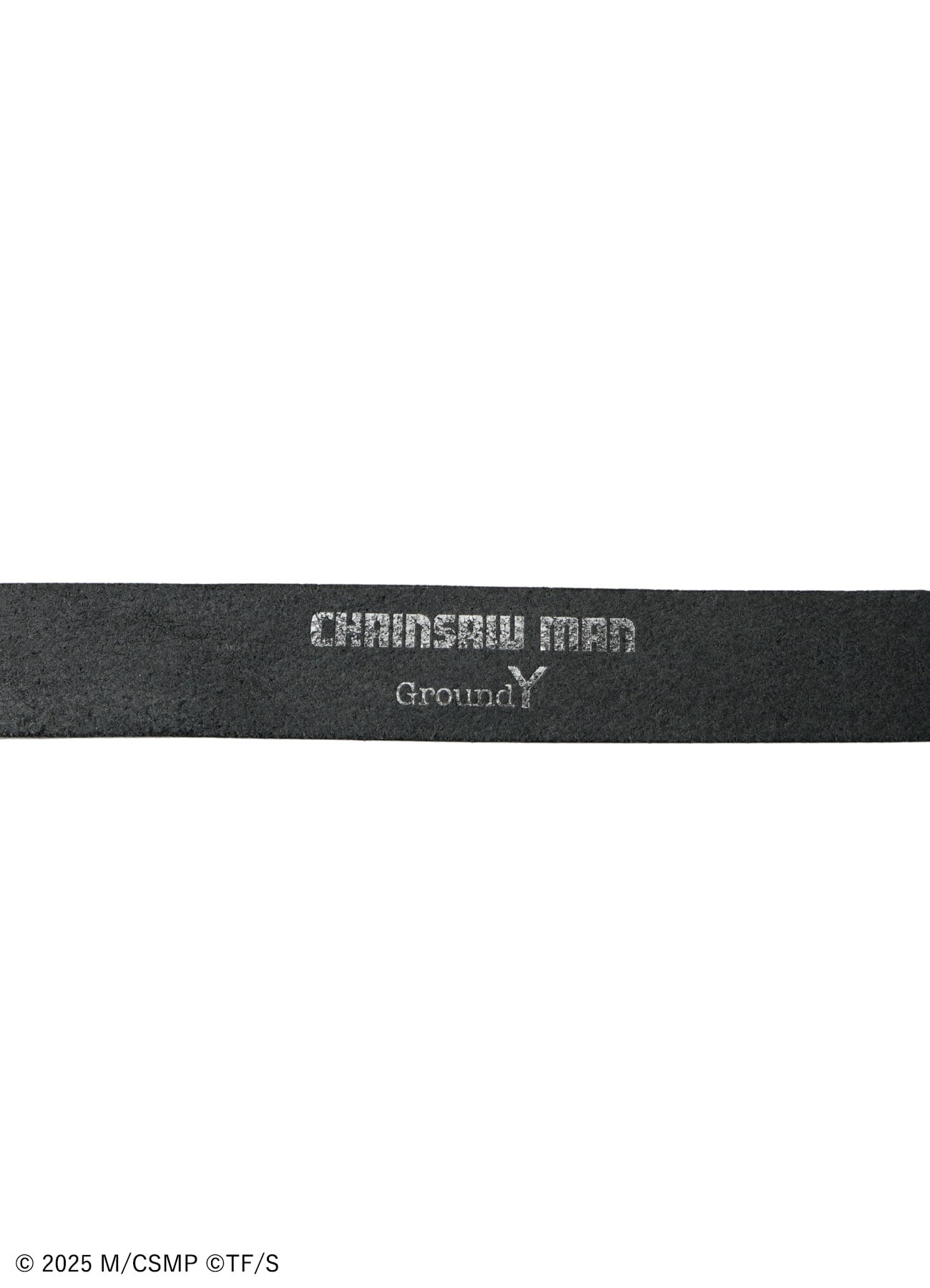 【Pre-Order】Ground Y×CHAINSAW MAN Collaborate Collection CHAINSAW LEATHER BELT SLIM VER