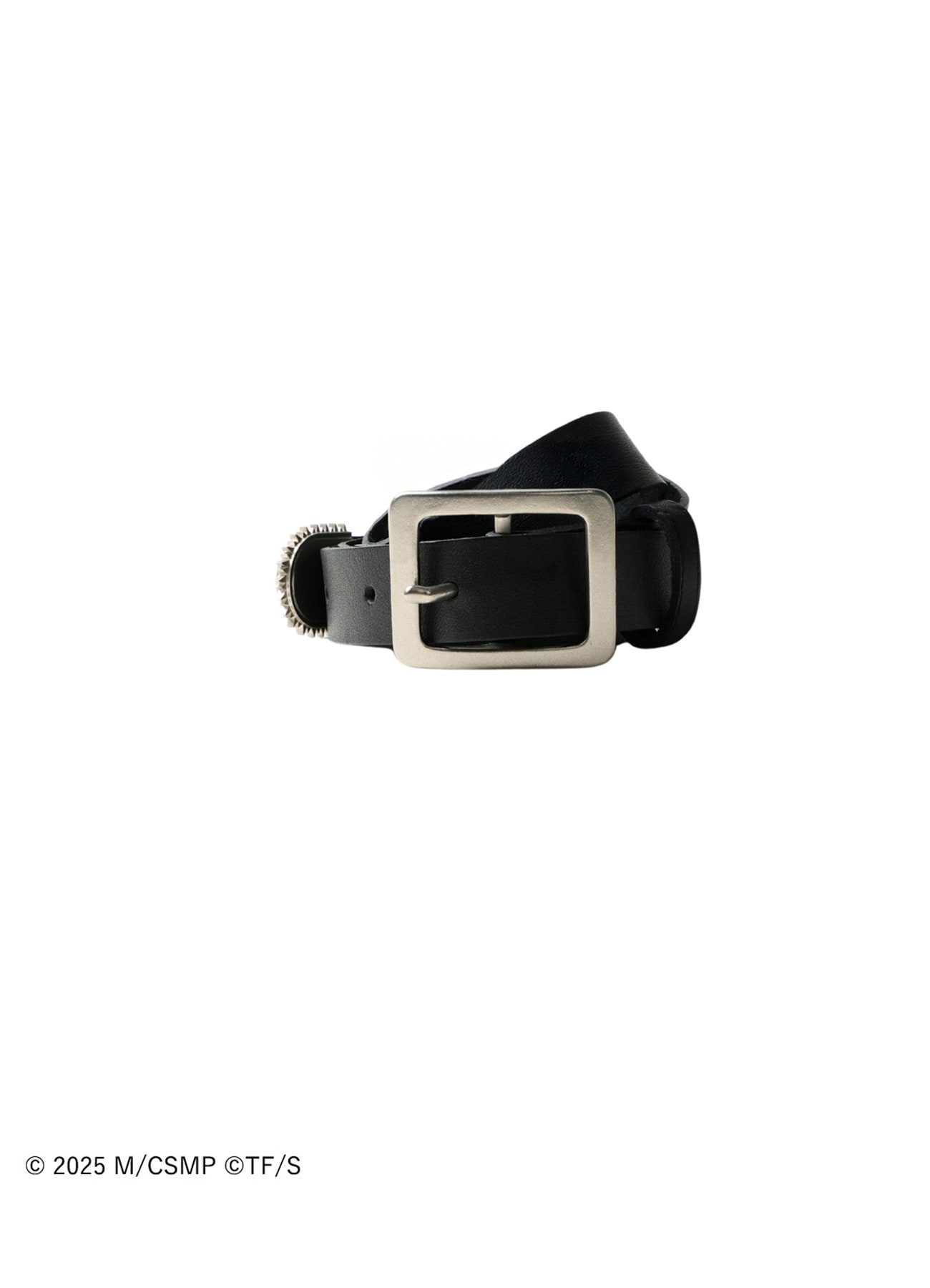 【Pre-Order】Ground Y×CHAINSAW MAN Collaborate Collection CHAINSAW LEATHER BELT SLIM VER
