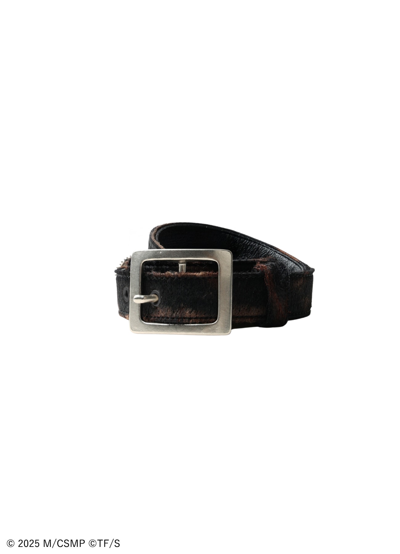 【Pre-Order】Ground Y×CHAINSAW MAN Collaborate Collection CHAINSAW HAIR CALF BELT SLIM VER