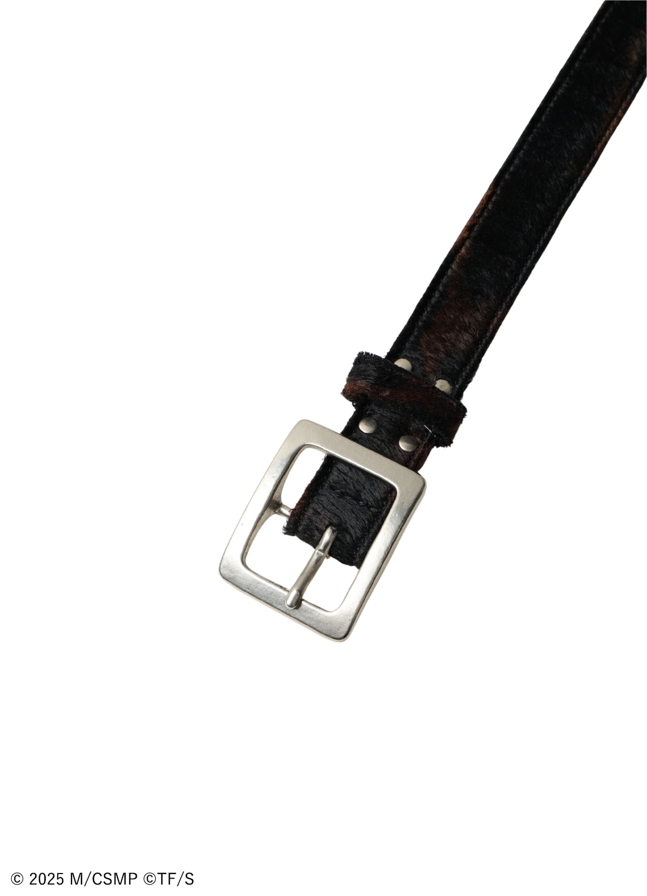 【Pre-Order】Ground Y×CHAINSAW MAN Collaborate Collection CHAINSAW HAIR CALF BELT SLIM VER