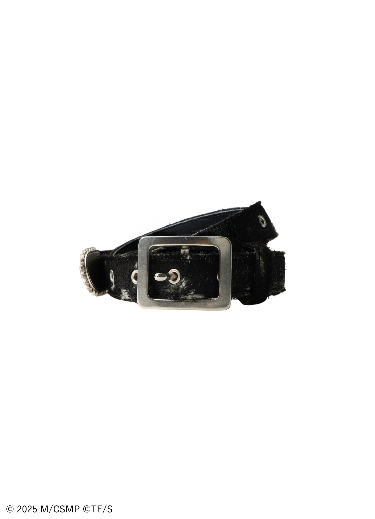 【Pre-Order】Ground Y×CHAINSAW MAN Collaborate Collection CHAINSAW HAIR CALF BELT SLIM VER