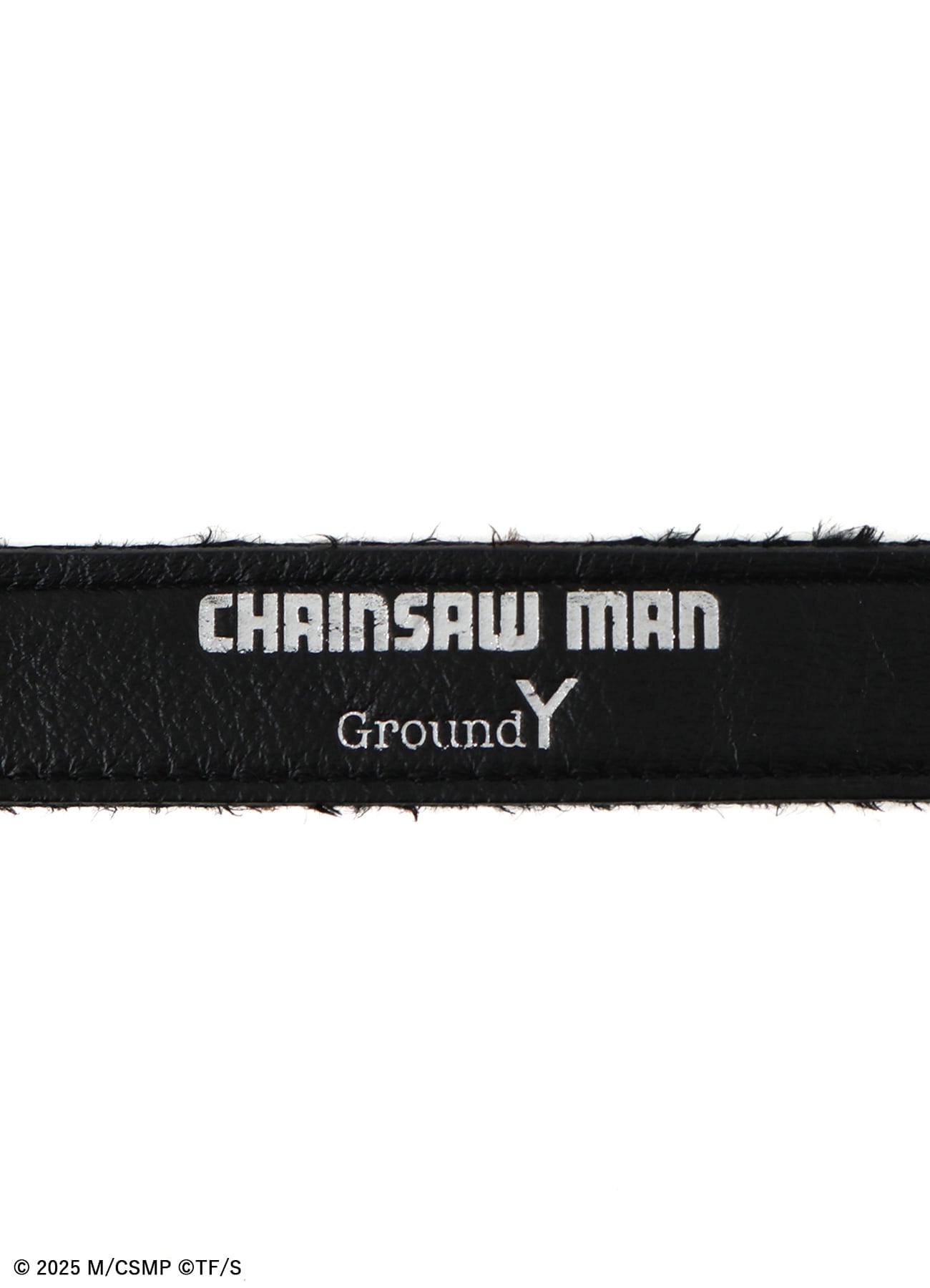 【Pre-Order】Ground Y×CHAINSAW MAN Collaborate Collection CHAINSAW HAIR CALF BELT SLIM VER【2026年2月下旬頃より順次発送】