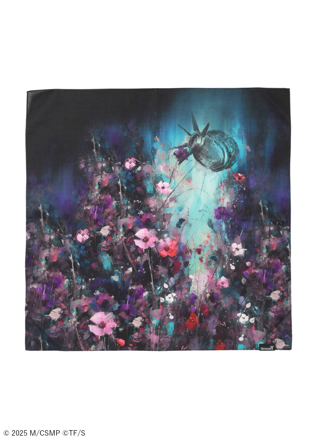【Pre-Order】Ground Y×CHAINSAW MAN Collaborate Collection BOMB AND FLOWER HANDKERCHIEF