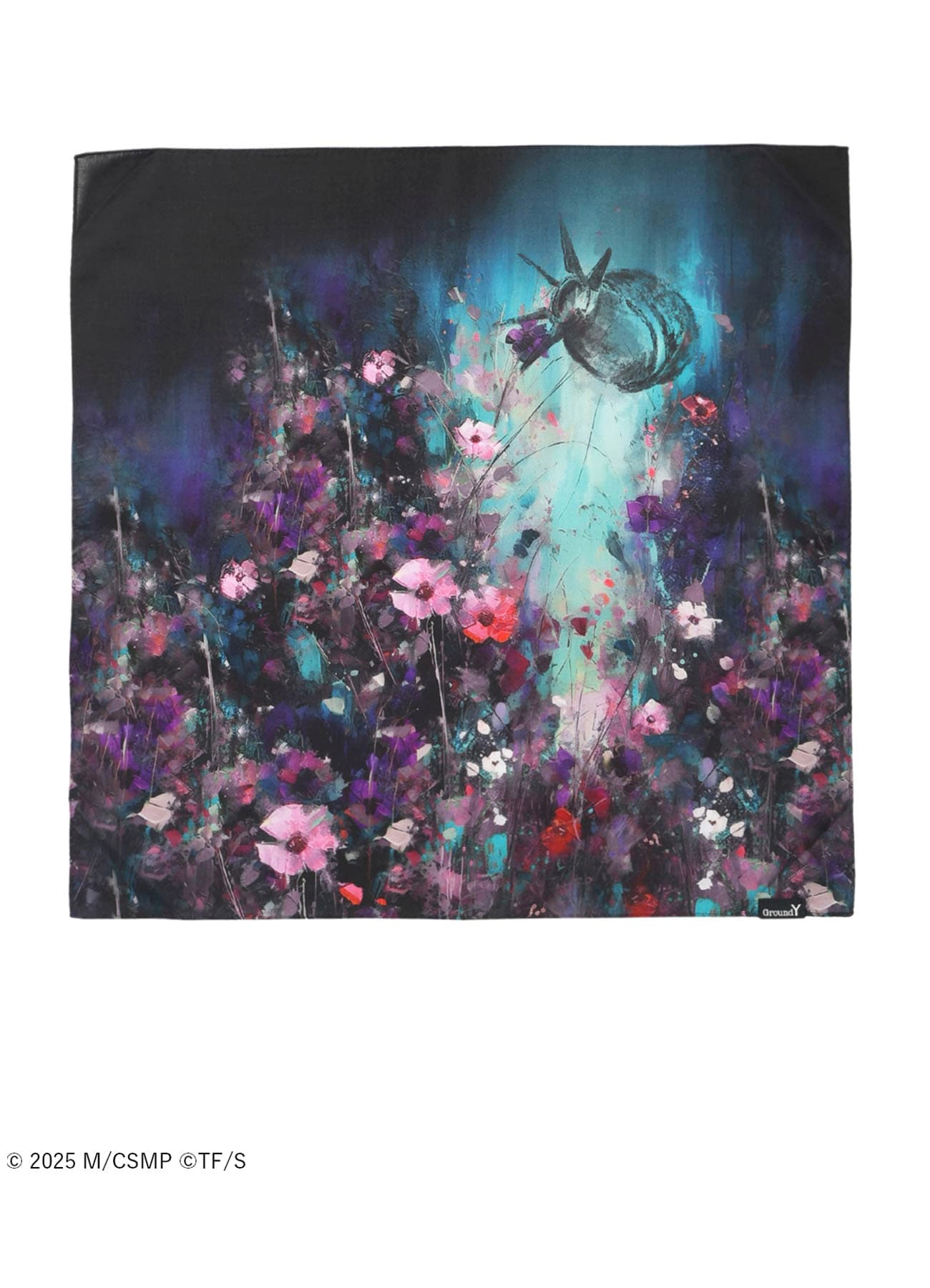 【Pre-Order】Ground Y×CHAINSAW MAN Collaborate Collection BOMB AND FLOWER HANDKERCHIEF