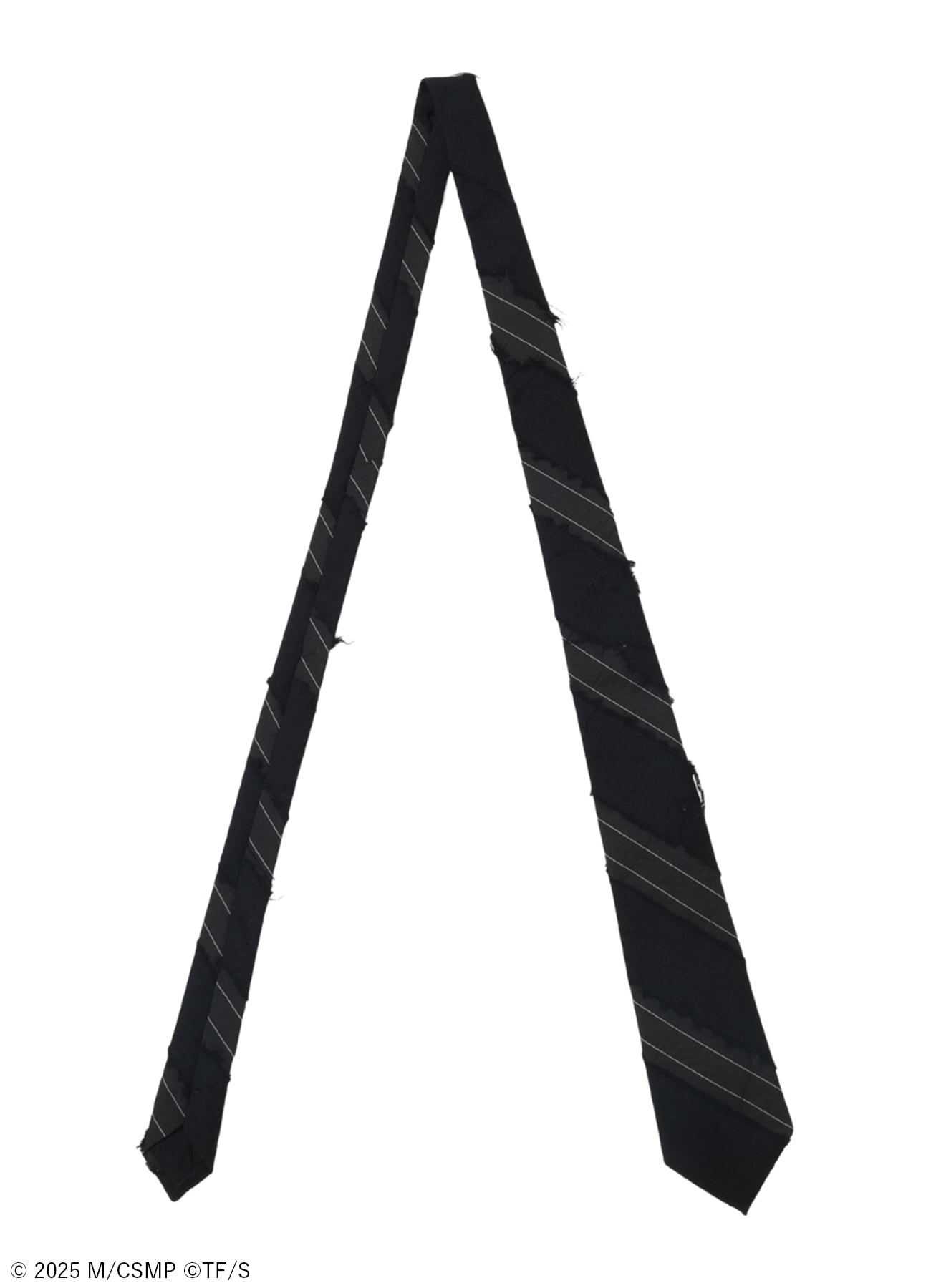【Pre-Order】Ground Y×CHAINSAW MAN Collaborate Collection CHAINSAW OPARL FINISHING STRIPE TIE