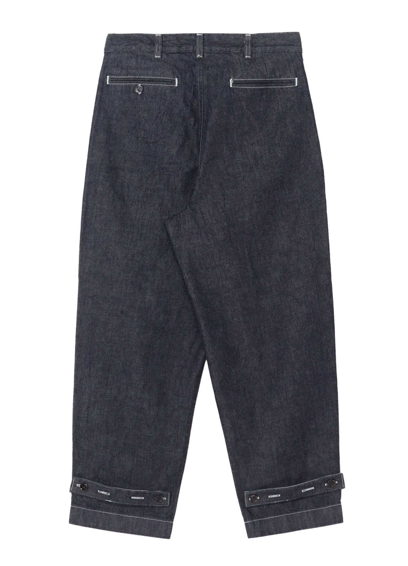 Ground Y×EDWIN 11oz INDIGO DENIM WIDE-TUCK PANTS WITH TAB DETAIL