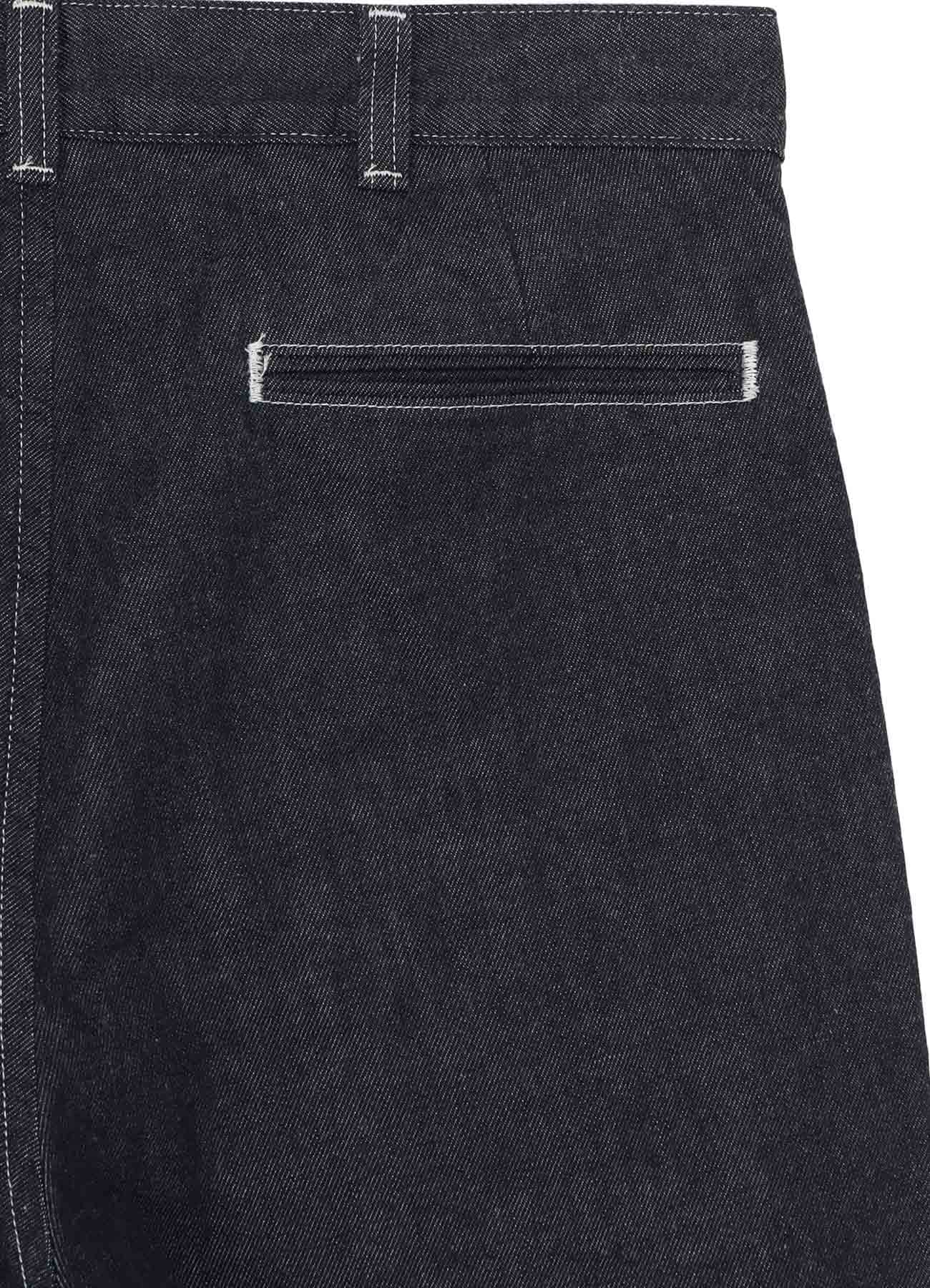 Ground Y×EDWIN 11oz INDIGO DENIM WIDE-TUCK PANTS WITH TAB DETAIL