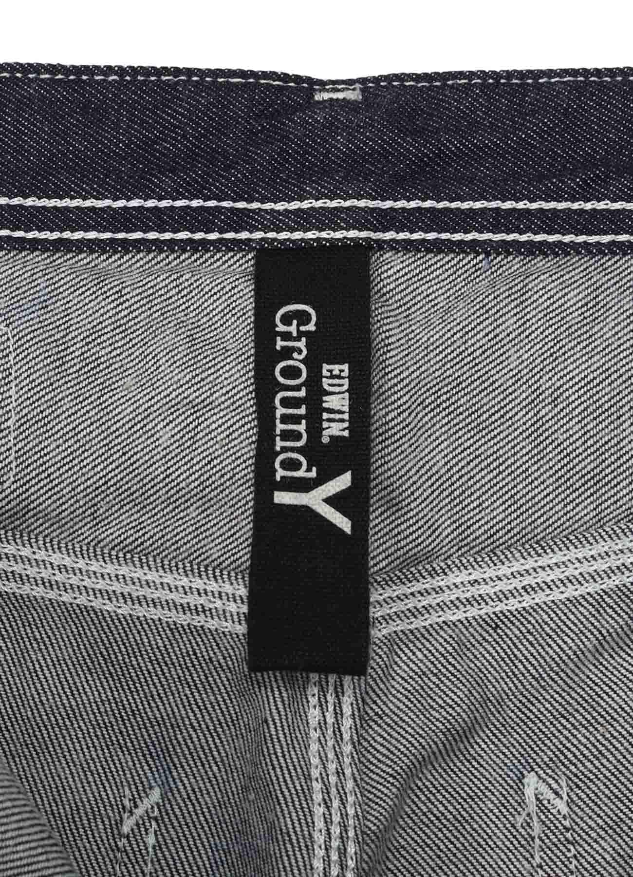 Ground Y×EDWIN 11oz INDIGO DENIM PAINTER PANTS