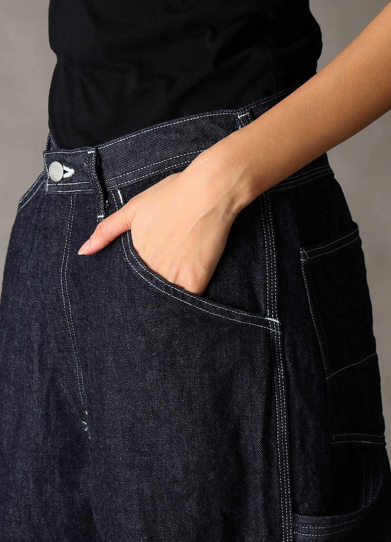 Ground Y×EDWIN 11oz INDIGO DENIM PAINTER PANTS