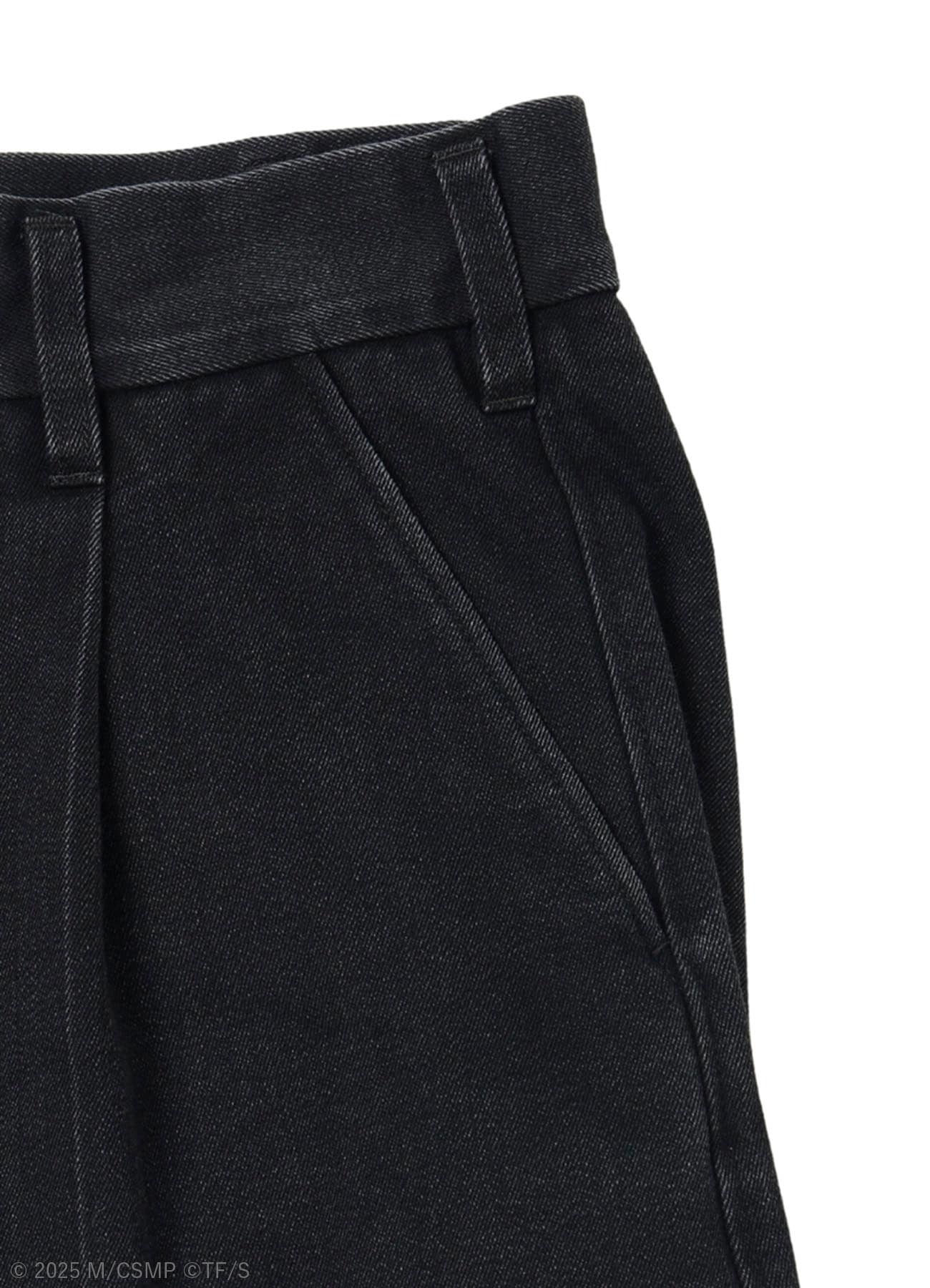 【Pre-Order】Ground Y×CHAINSAW MANCollaborate Collection BLEACH WASH CHAINSAW PANTS