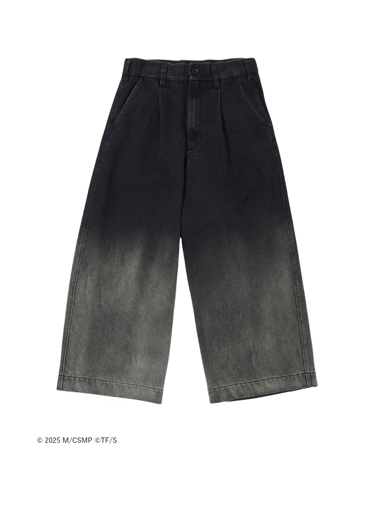 【Pre-Order】Ground Y×CHAINSAW MANCollaborate Collection BLEACH WASH CHAINSAW PANTS