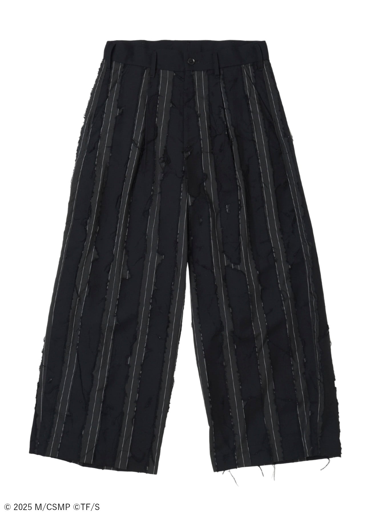 【Pre-Order】Ground Y×CHAINSAW MAN Collaborate Collection CHAINSAW OPAL FINISHING WIDE PANTS