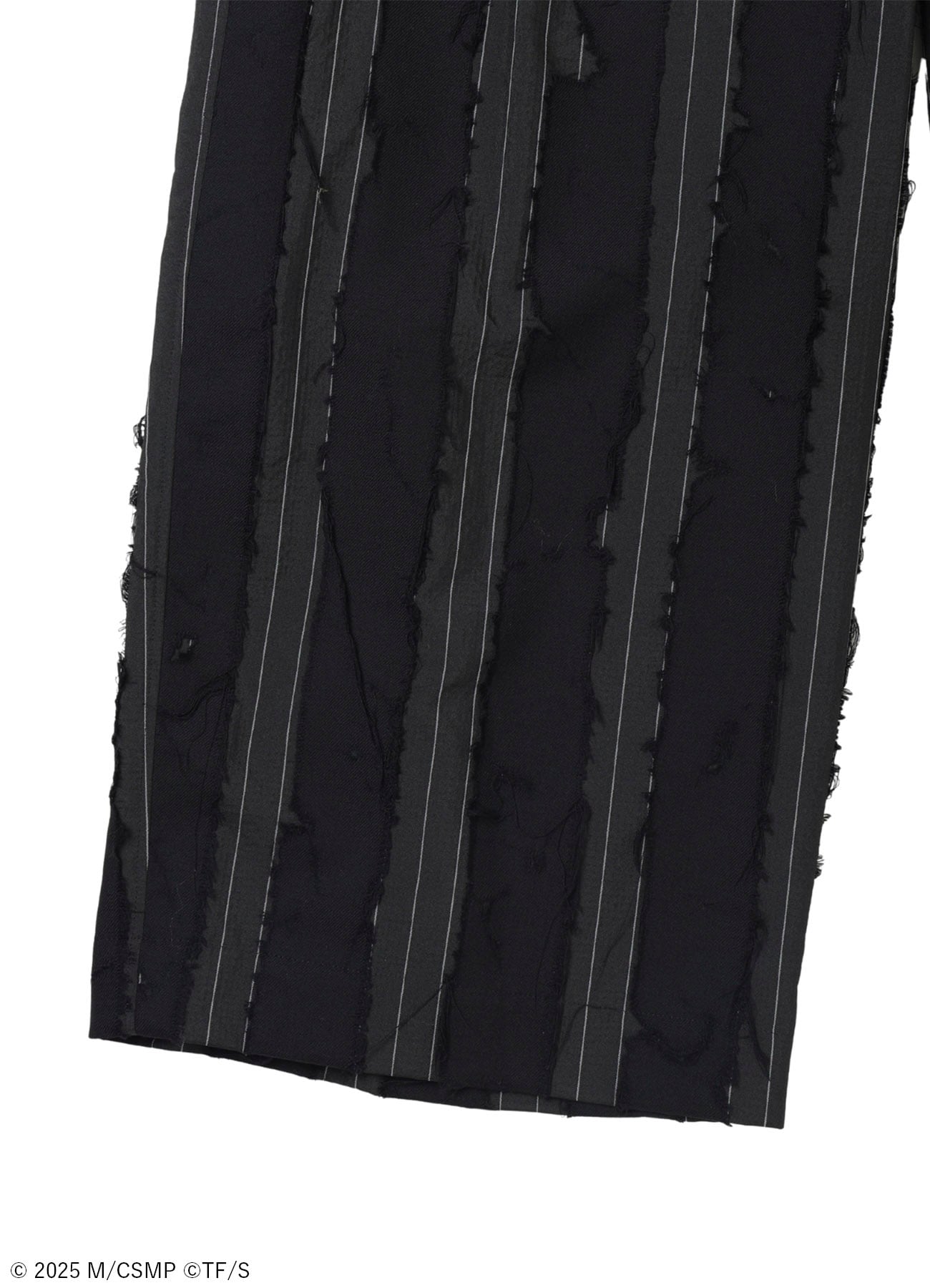 【Pre-Order】Ground Y×CHAINSAW MAN Collaborate Collection CHAINSAW OPAL FINISHING WIDE PANTS
