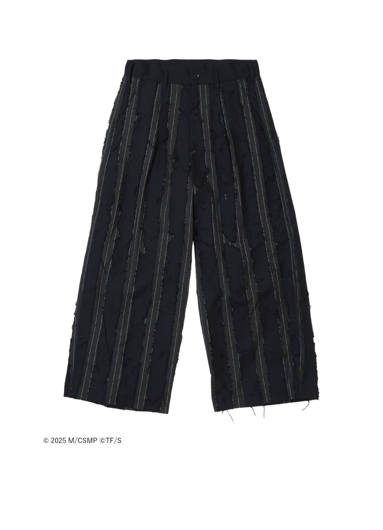 【Pre-Order】Ground Y×CHAINSAW MAN Collaborate Collection CHAINSAW OPAL FINISHING WIDE PANTS