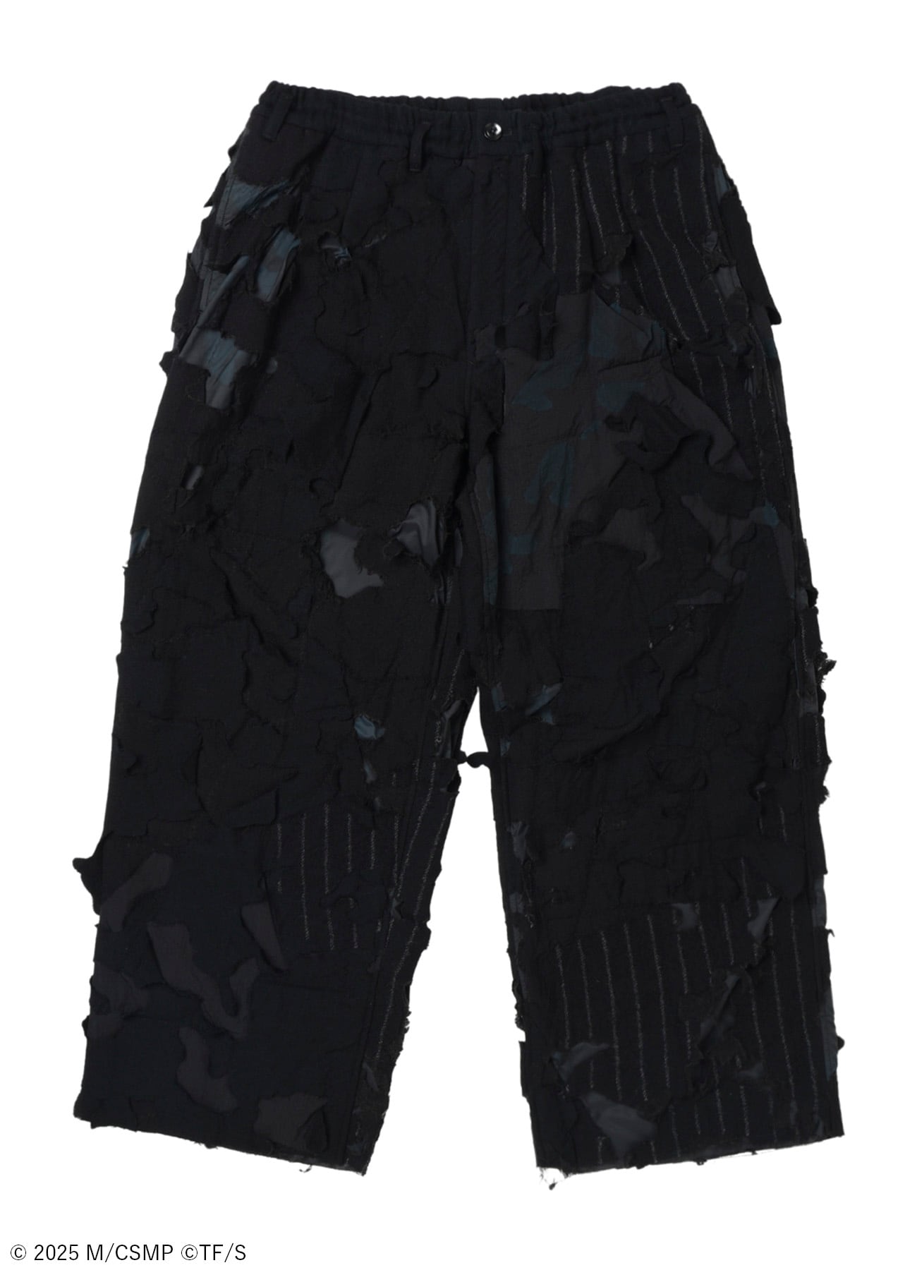 【Pre-Order】Ground Y×CHAINSAW MAN Collaborate Collection EXPLOSION CAMOUFLAGE WIDE PANTS