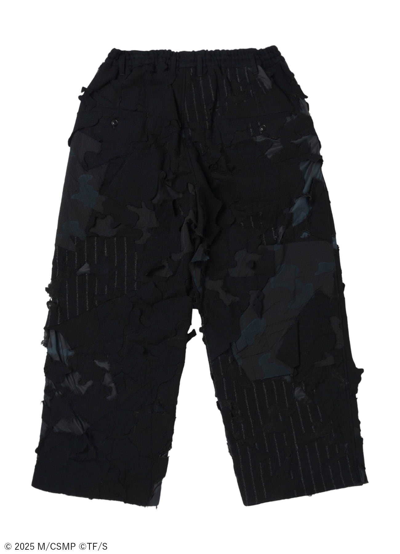 【Pre-Order】Ground Y×CHAINSAW MAN Collaborate Collection EXPLOSION CAMOUFLAGE WIDE PANTS