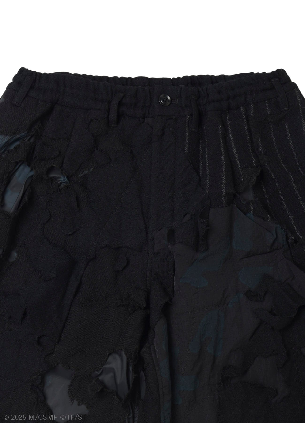 【Pre-Order】Ground Y×CHAINSAW MAN Collaborate Collection EXPLOSION CAMOUFLAGE WIDE PANTS