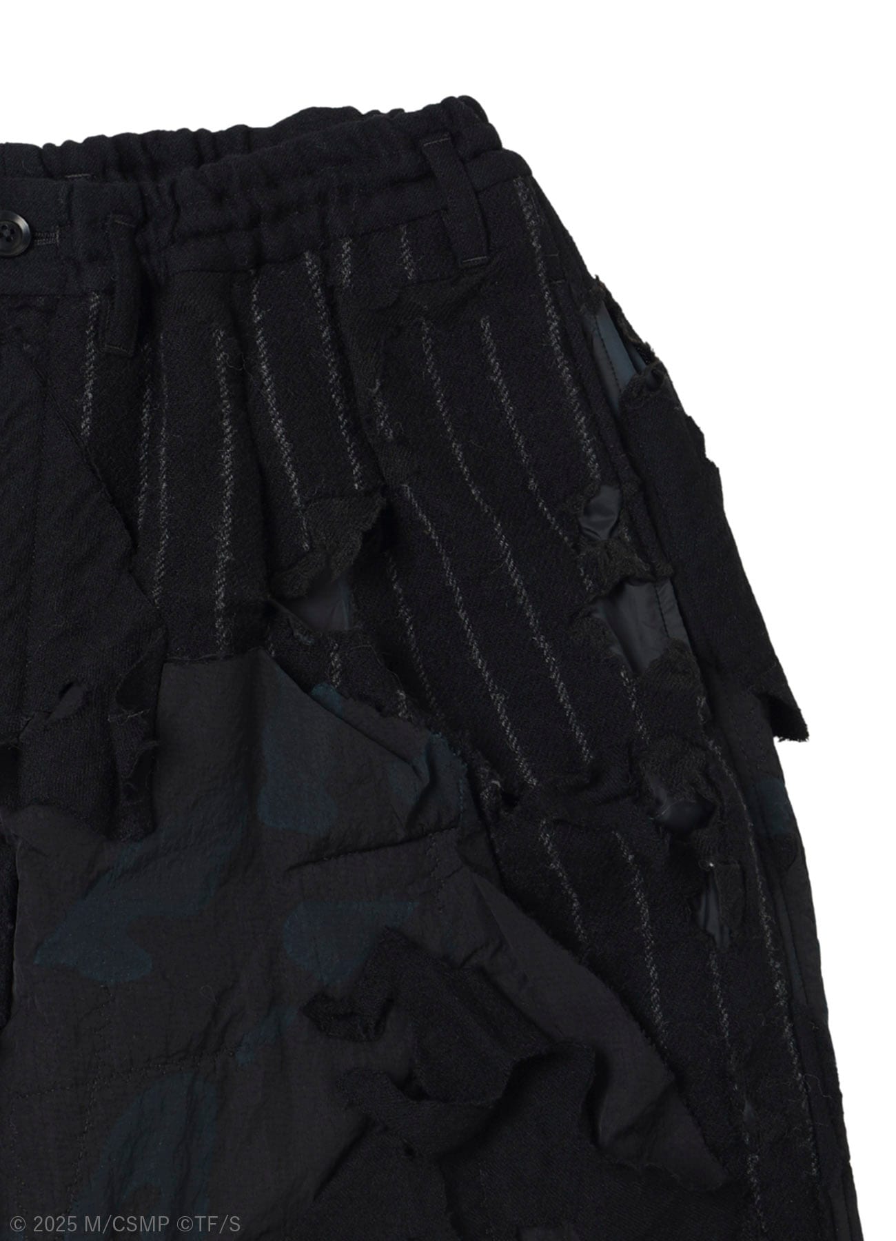 【Pre-Order】Ground Y×CHAINSAW MAN Collaborate Collection EXPLOSION CAMOUFLAGE WIDE PANTS