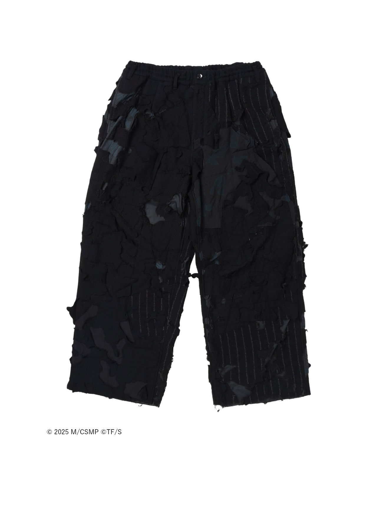【Pre-Order】Ground Y×CHAINSAW MAN Collaborate Collection EXPLOSION CAMOUFLAGE WIDE PANTS