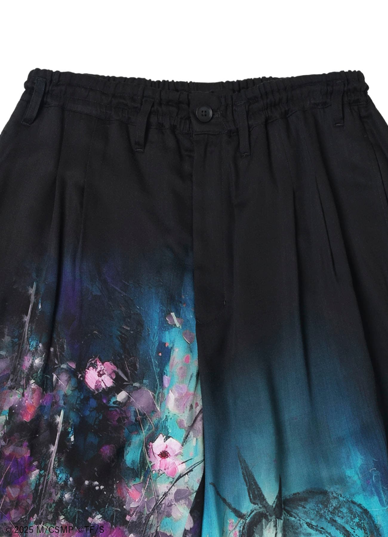 【Pre-Order】Ground Y×CHAINSAW MAN Collaborate Collection FLOWER AND BOMB GRAPHIC PANTS