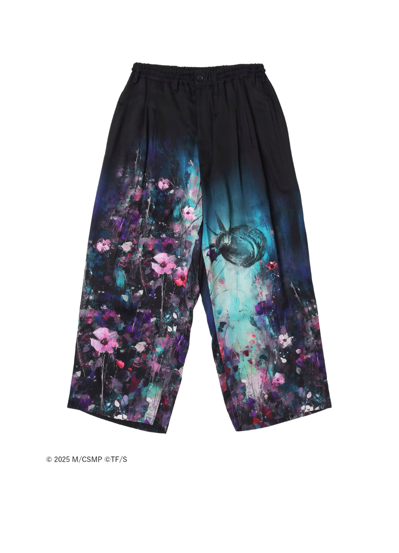 【Pre-Order】Ground Y×CHAINSAW MAN Collaborate Collection FLOWER AND BOMB GRAPHIC PANTS