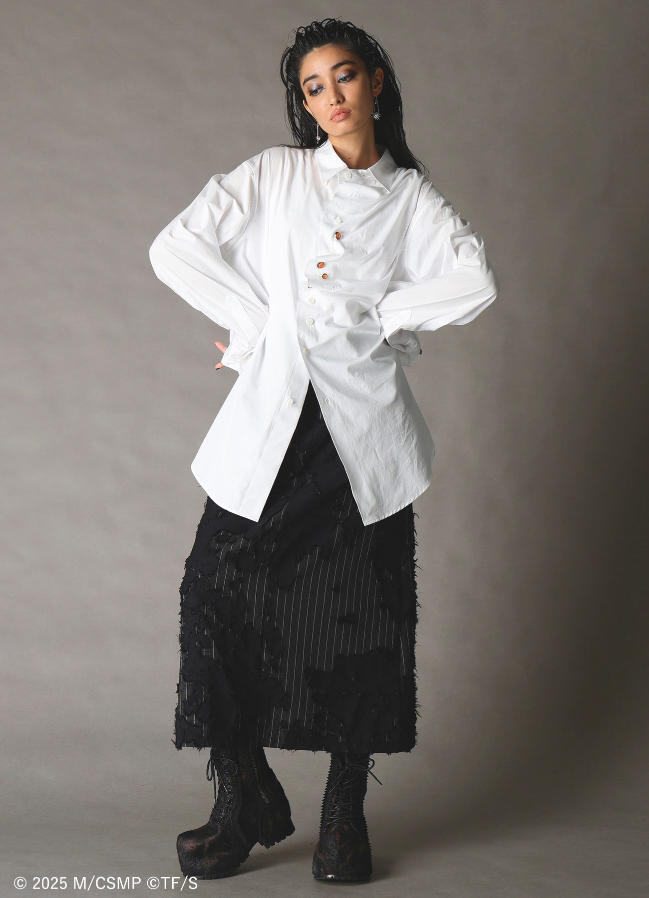 【Pre-Order】Ground Y×CHAINSAW MAN Collaborate Collection CHAINSAW OPAL FINISHING SKIRT