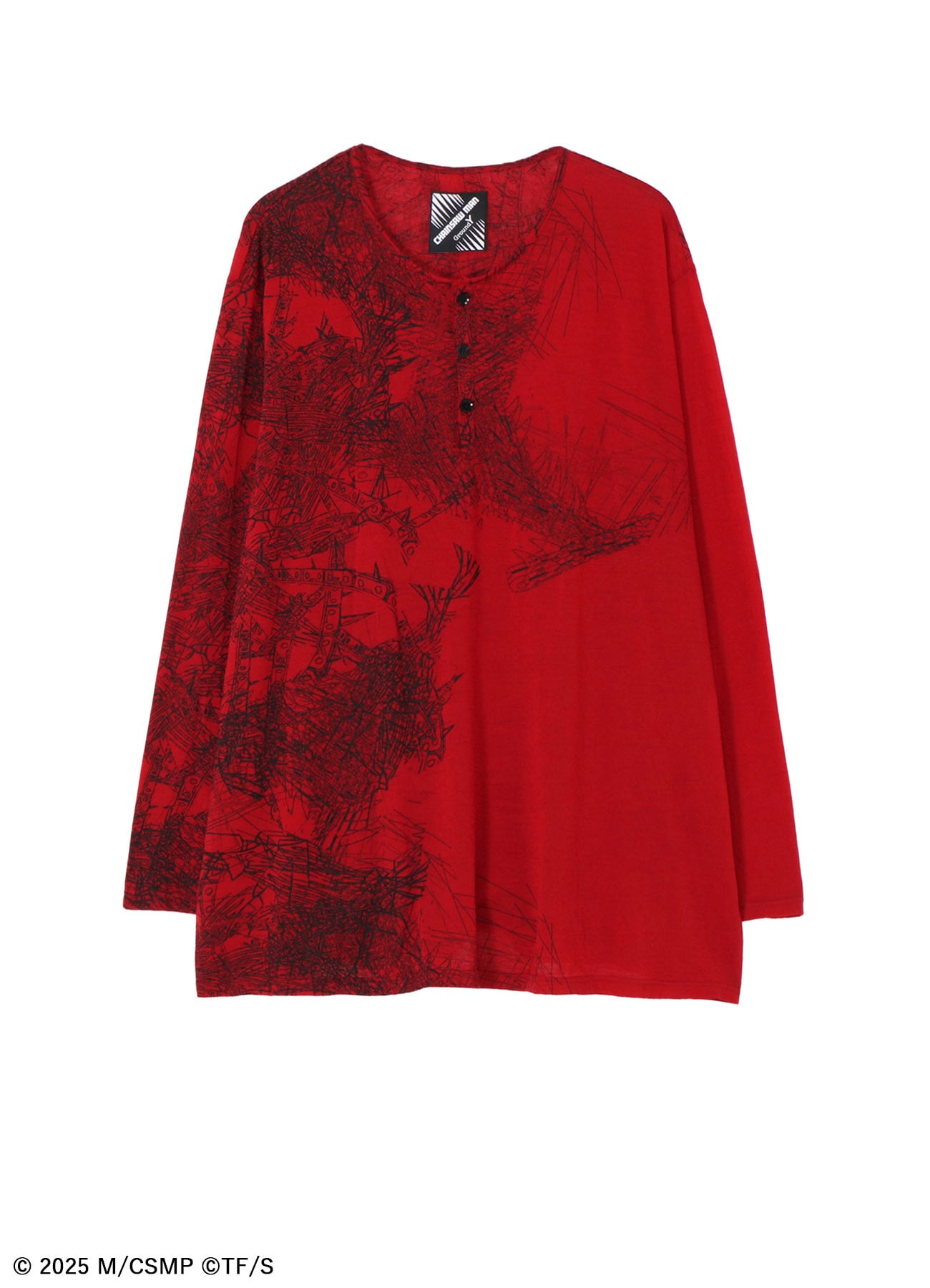 【Pre-Order】Ground Y×CHAINSAW MAN Collaborate Collection CHAINSAW DAMAGE T-SHIRT
