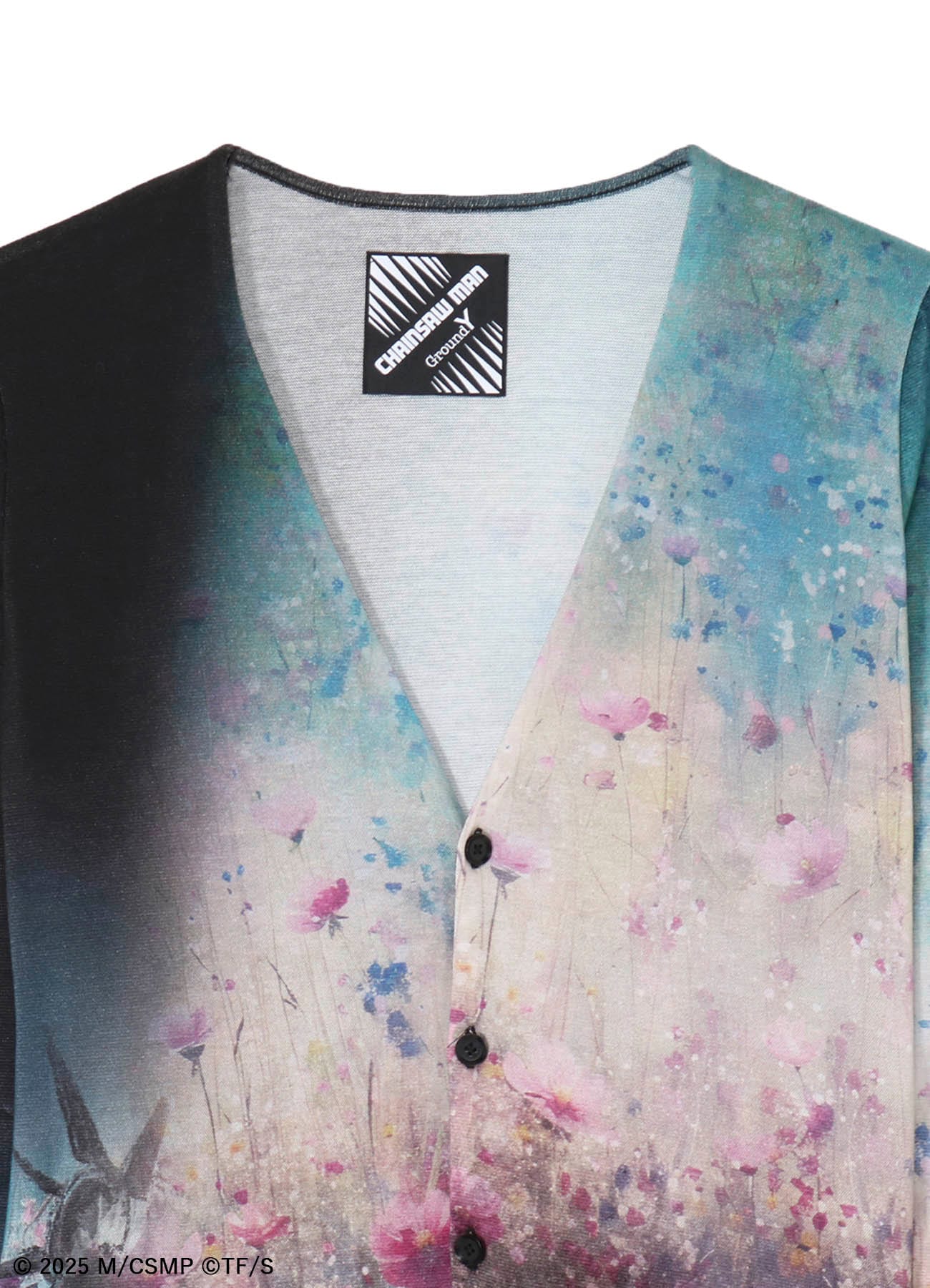 【Pre-Order】Ground Y×CHAINSAW MAN Collaborate Collection FLOWER  GRAPHIC CARDIGAN
