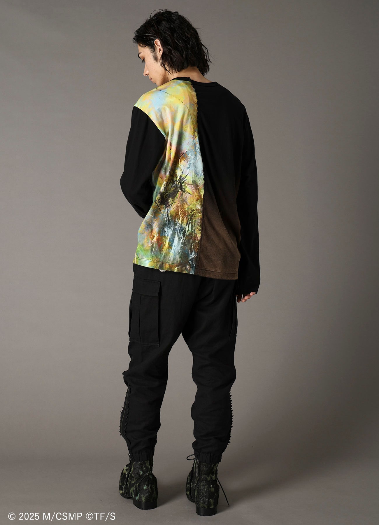 【Pre-Order】Ground Y×CHAINSAW MAN Collaborate Collection FLOWER AND BOMB SWITCHING T-SHIRT