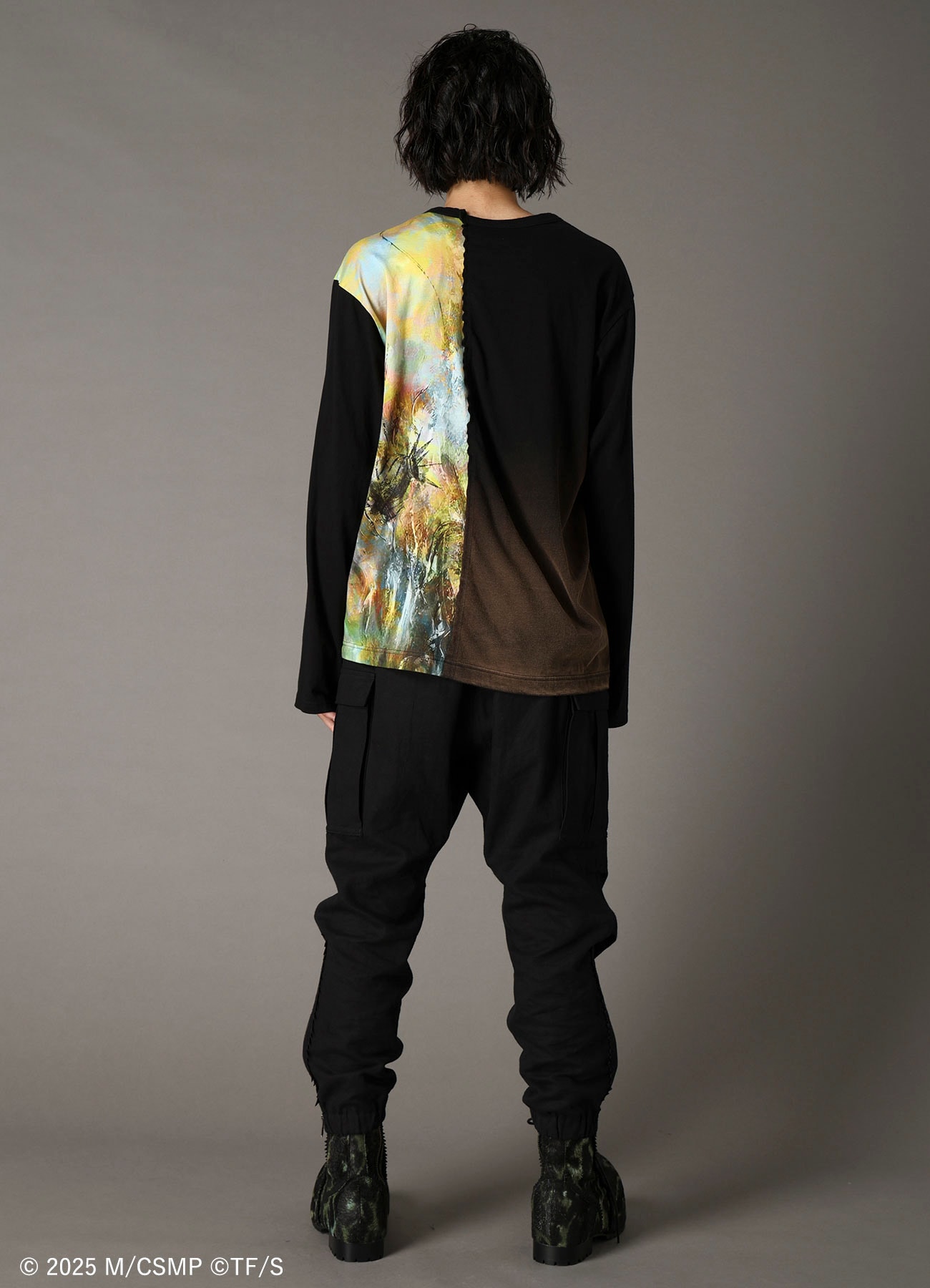 【Pre-Order】Ground Y×CHAINSAW MAN Collaborate Collection FLOWER AND BOMB SWITCHING T-SHIRT